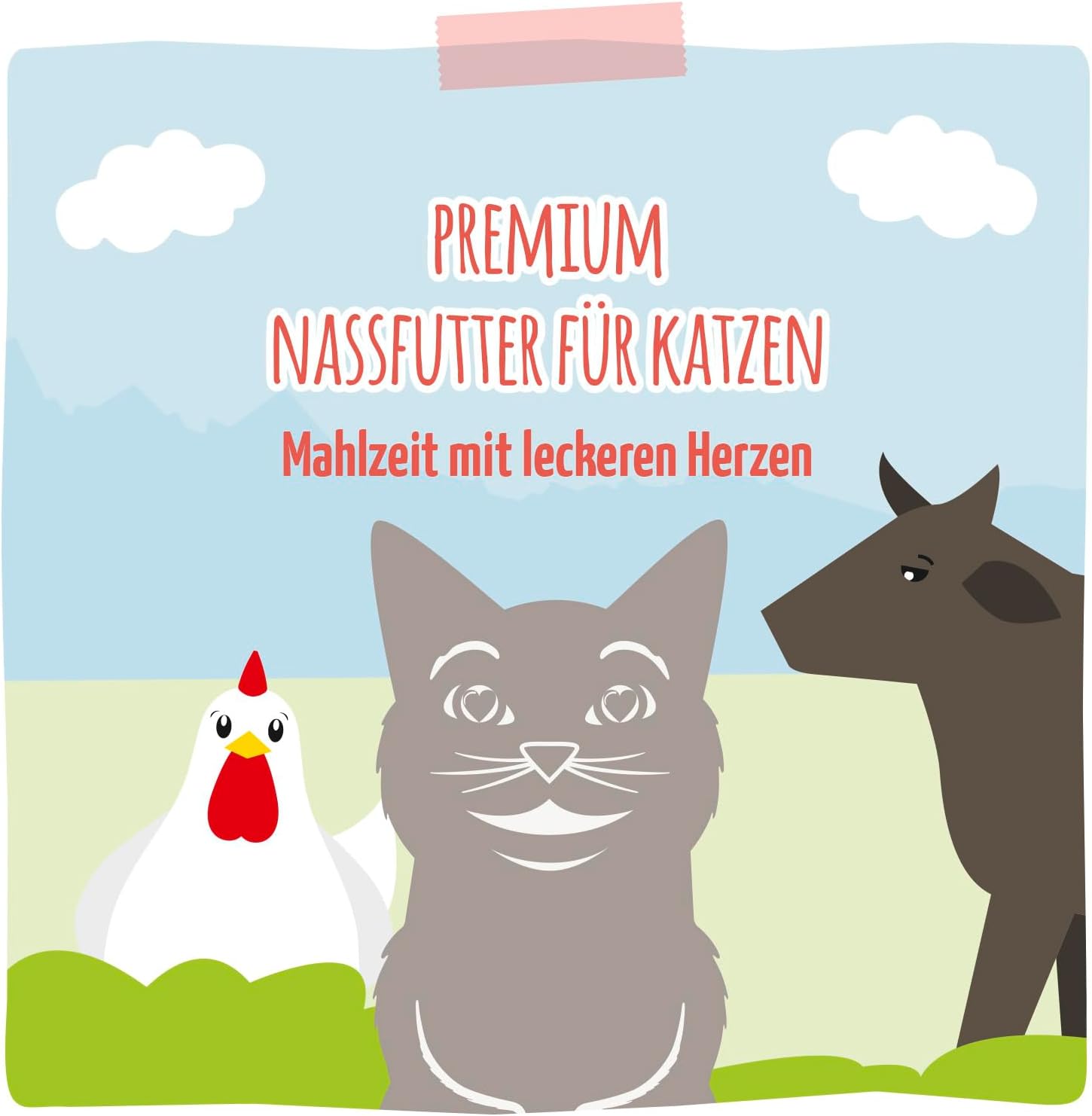 Katzen-Nassfutter MjAMjAM 125- Mixpaket verschiedene Sorten getreidefrei