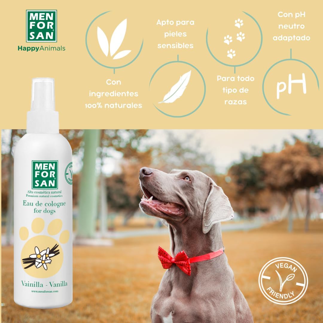 Menforsan Haustierparfum Vanille 125 ml – Duftspray für Tiere