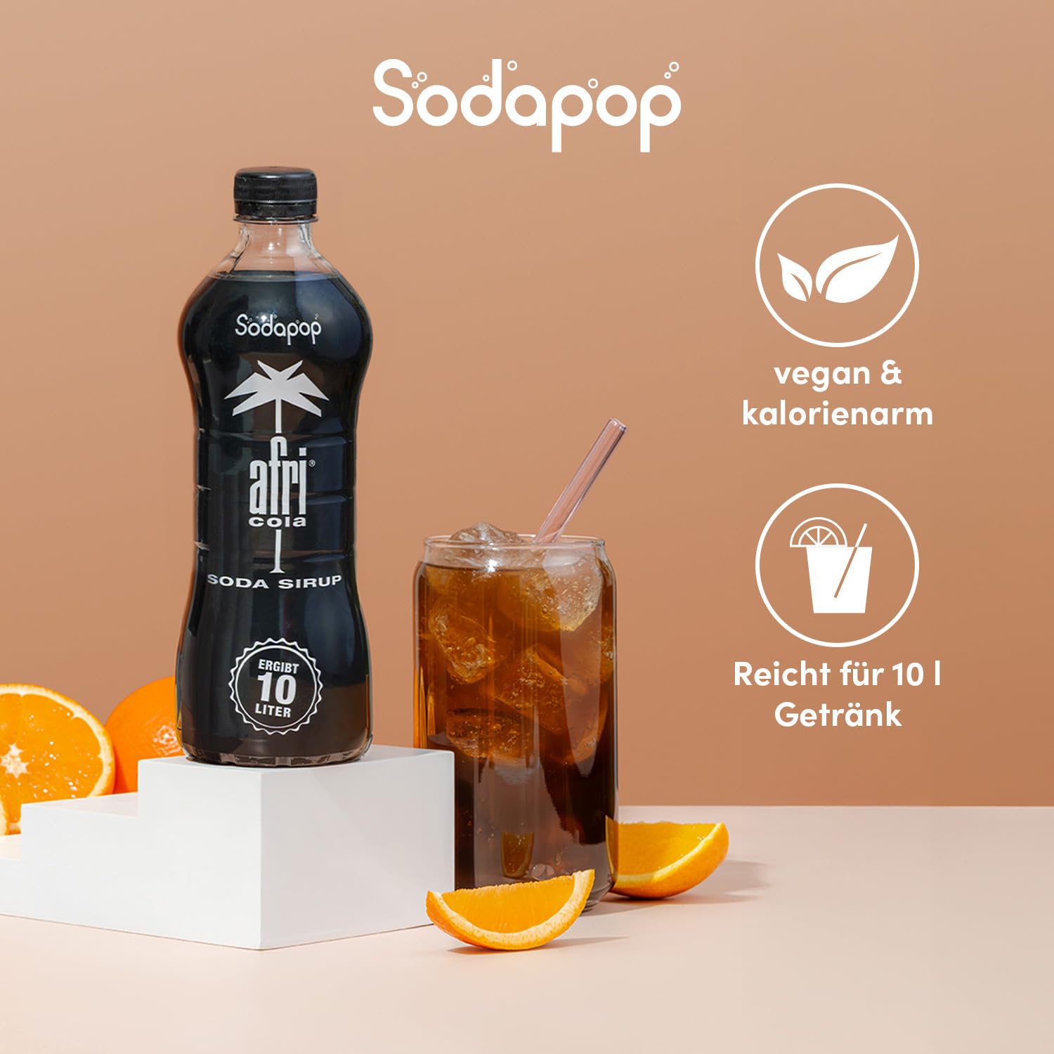 Sodapop Sirup Afri Cola 500 ml fuer 10 Liter Fertiggetraenk