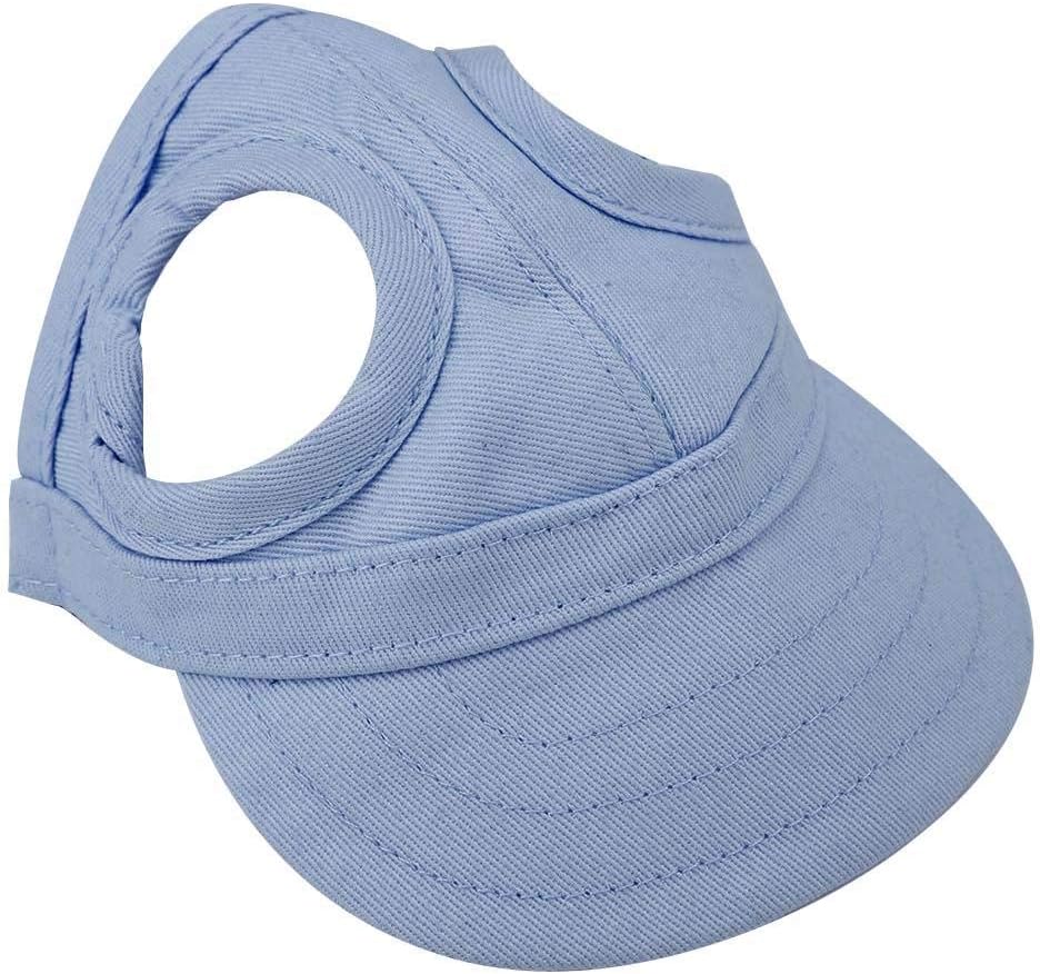 Haustier Baseball Cap verstellbar S-L Blau - Sonnenschutz Reise Sport