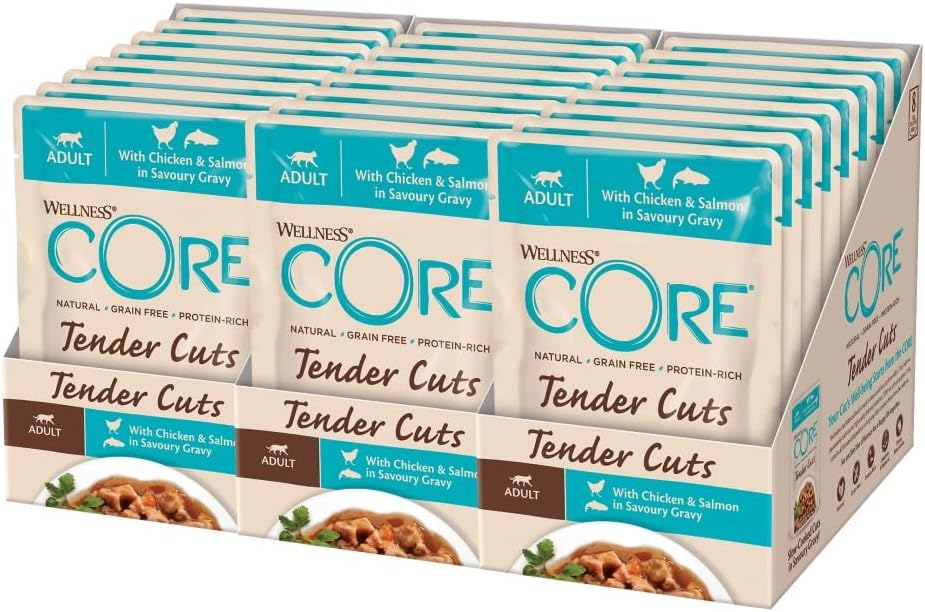 Wellness CORE Tender Cuts Katzennassfutter Truthahn Selection, verschiedene
