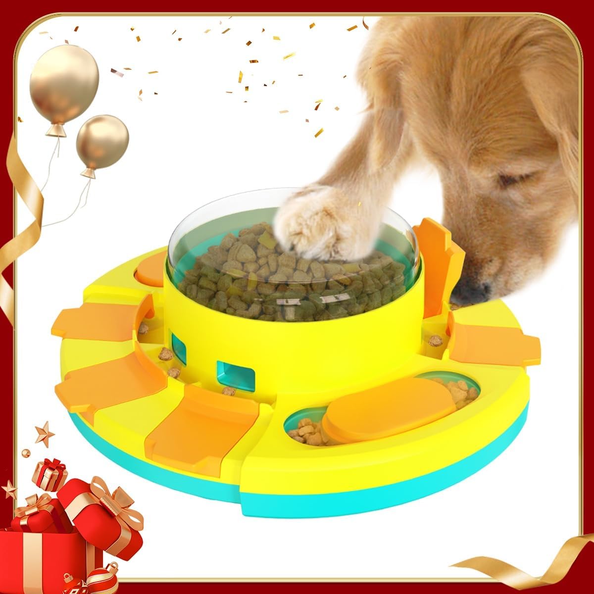 Interaktives Hundespielzeug Intelligenz fuer kleine mittlere grosse Hunde Futtersp