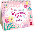 Tischkalender 2026 Mini fuer Schwesterherz Geschenk Kalender 2026