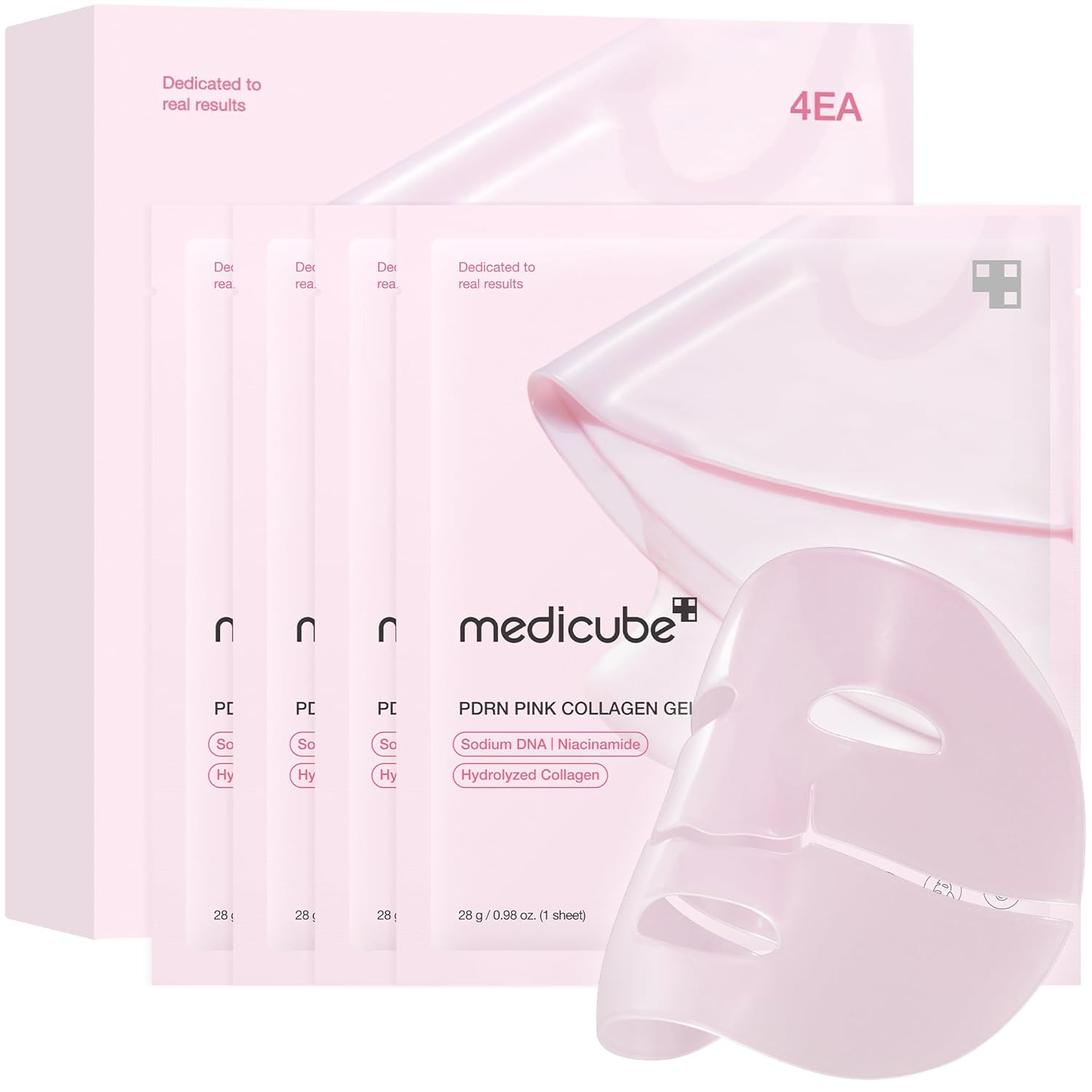 Salmon DNA PDRN Collagen Jelly Gel Maske Overnight 4 Stueck feuchtigkeitsspendend