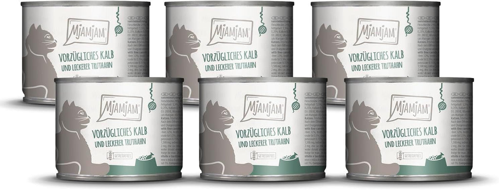 Katzen-Nassfutter MjAMjAM 125- Mixpaket verschiedene Sorten getreidefrei
