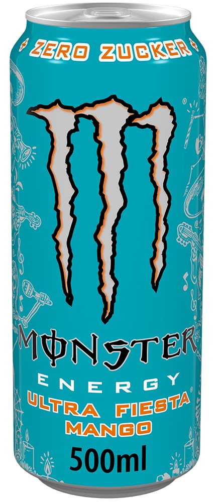 Monster Energy Ultra Fiesta Mango 12 x ohne Zucker, verschiedene Sorten