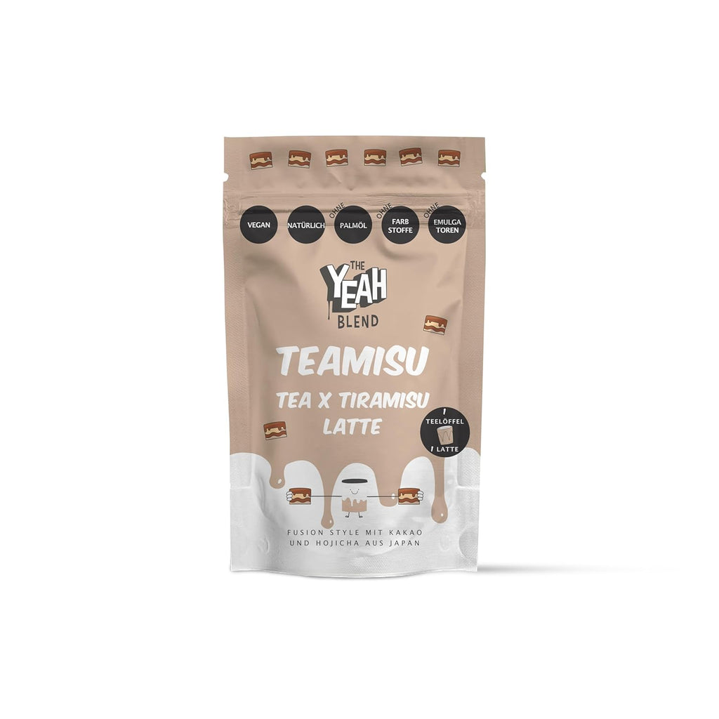 Teamisu Matcha Latte Pulver 100 g, Zuckerfrei? / cremiger Matcha-Drink
