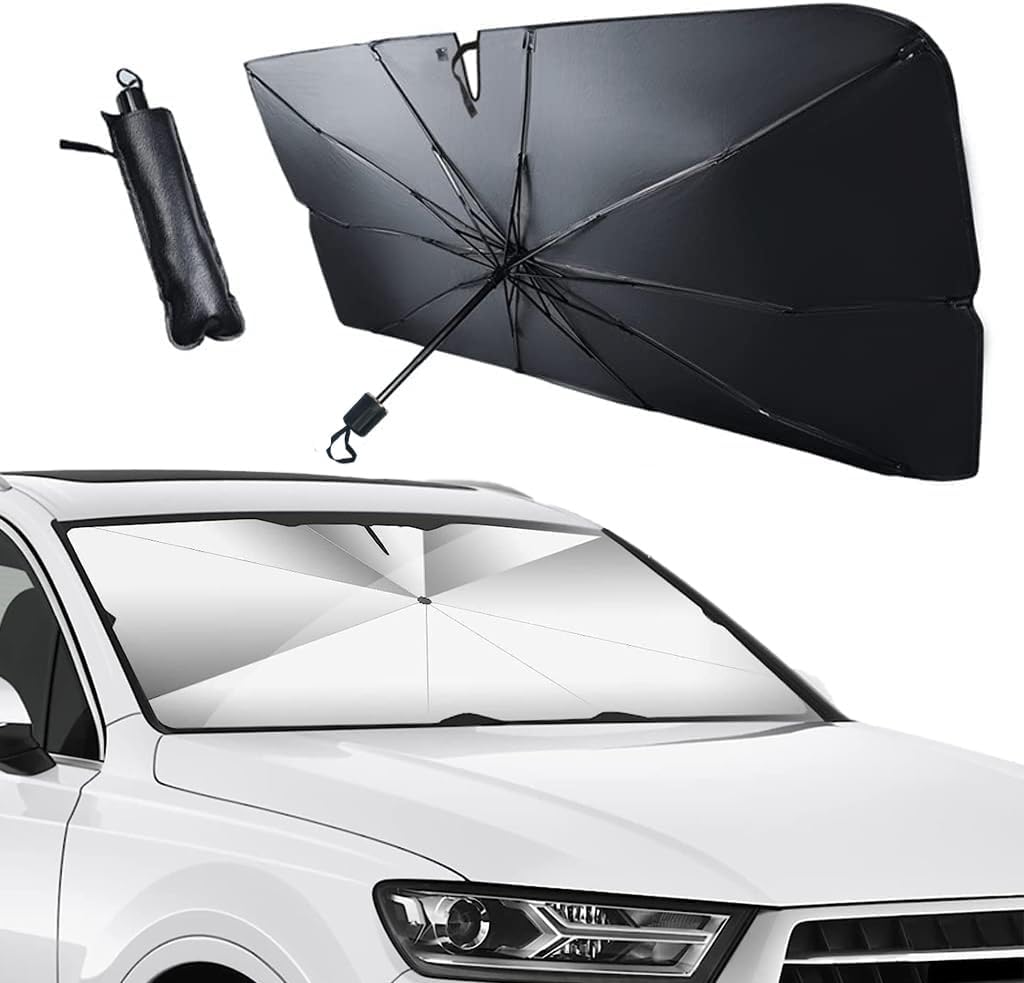 Sonnenschutz Frontscheibe 150x80 cm faltbar UV-Schutz fuer Auto