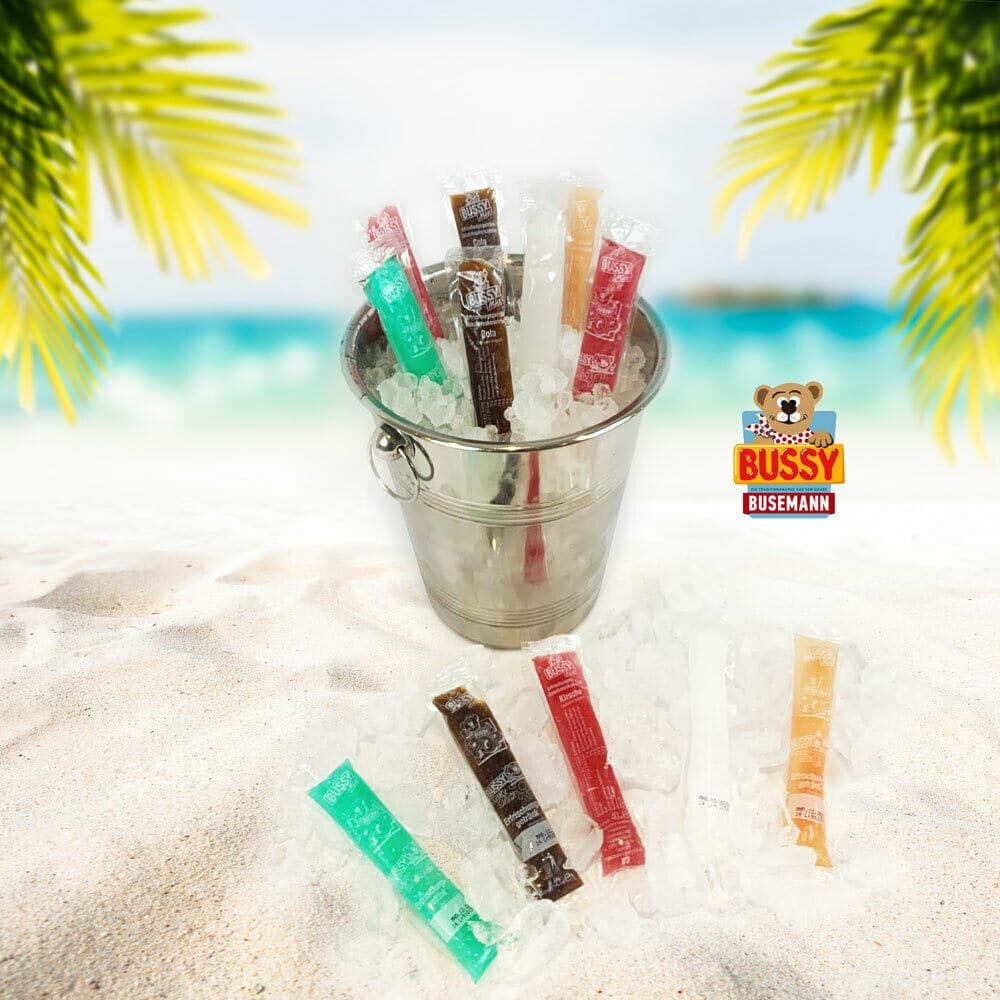 BUSSY Schleck Drinks Mix 200×40ml - Fruechtemix Wassereis - Akt. MHD