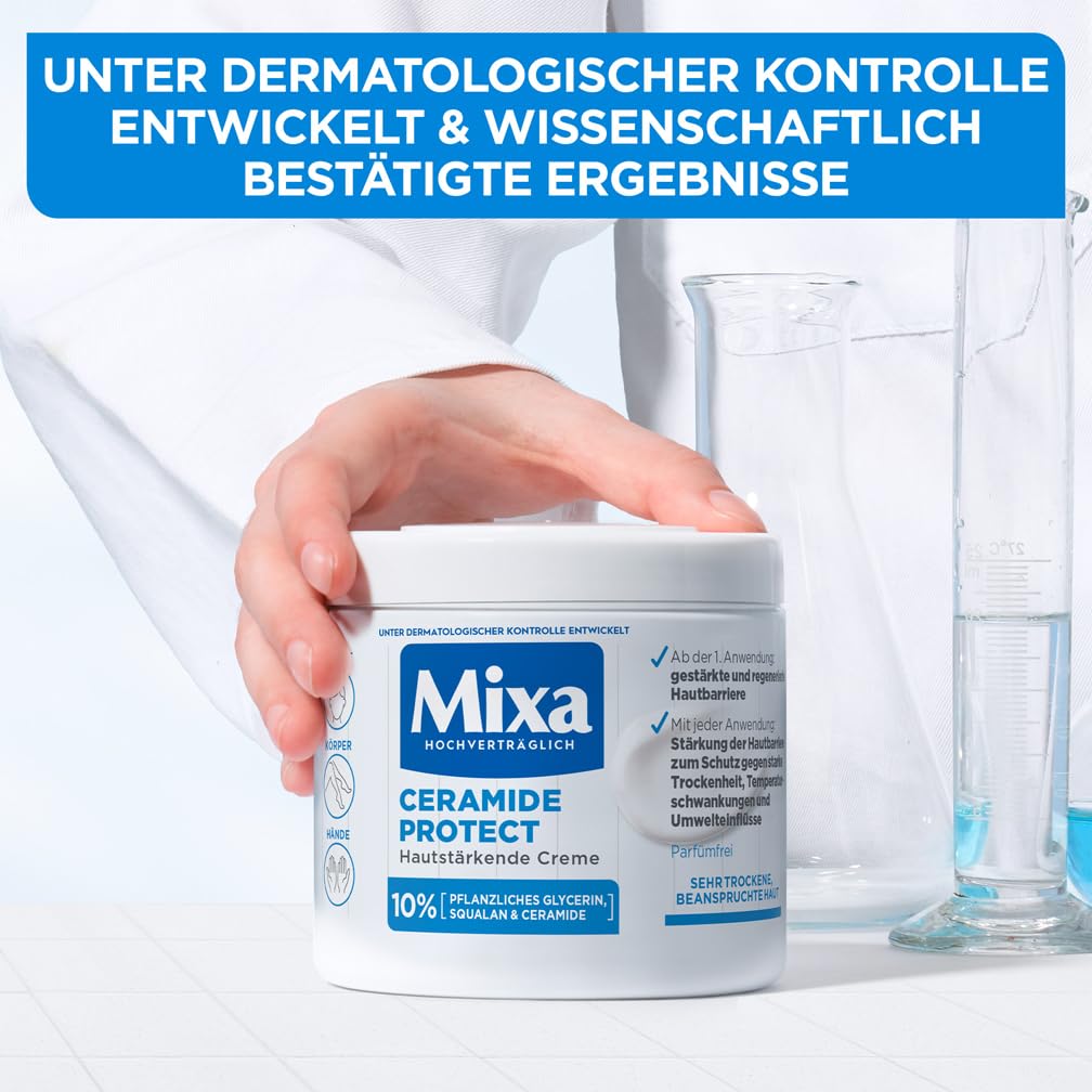 Mixa Ceramide Protect Koerpercreme fuer sehr trockene Haut