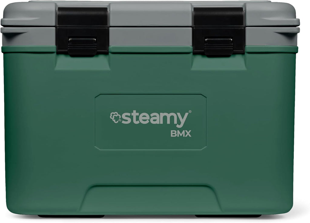Steamy BMX Kuehlbox 21 L mit Trennwand und Einlegeschale, gruen