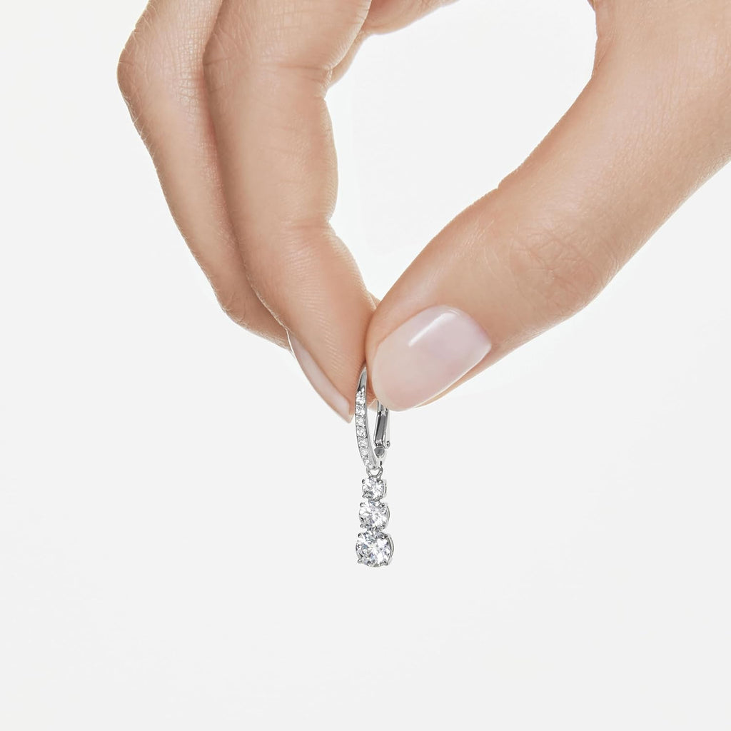 Swarovski Stilla Haengeohrringe Swarovski Kristalle elegant Damen
