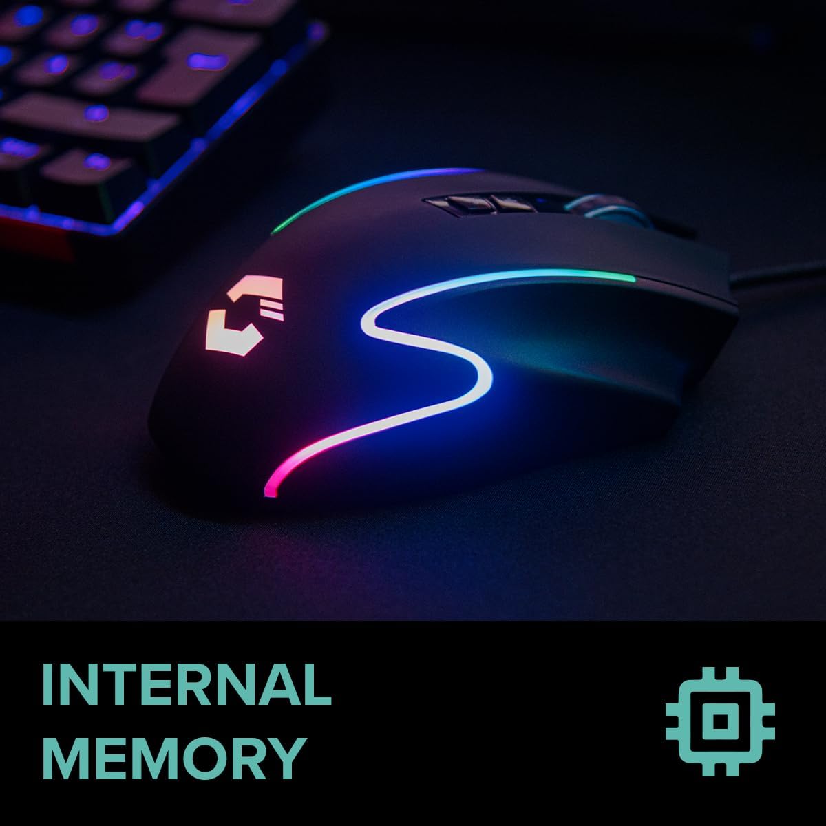 Speedlink Decus NX RGB Gaming Maus kabelgebunden 12800 DPI Weiss