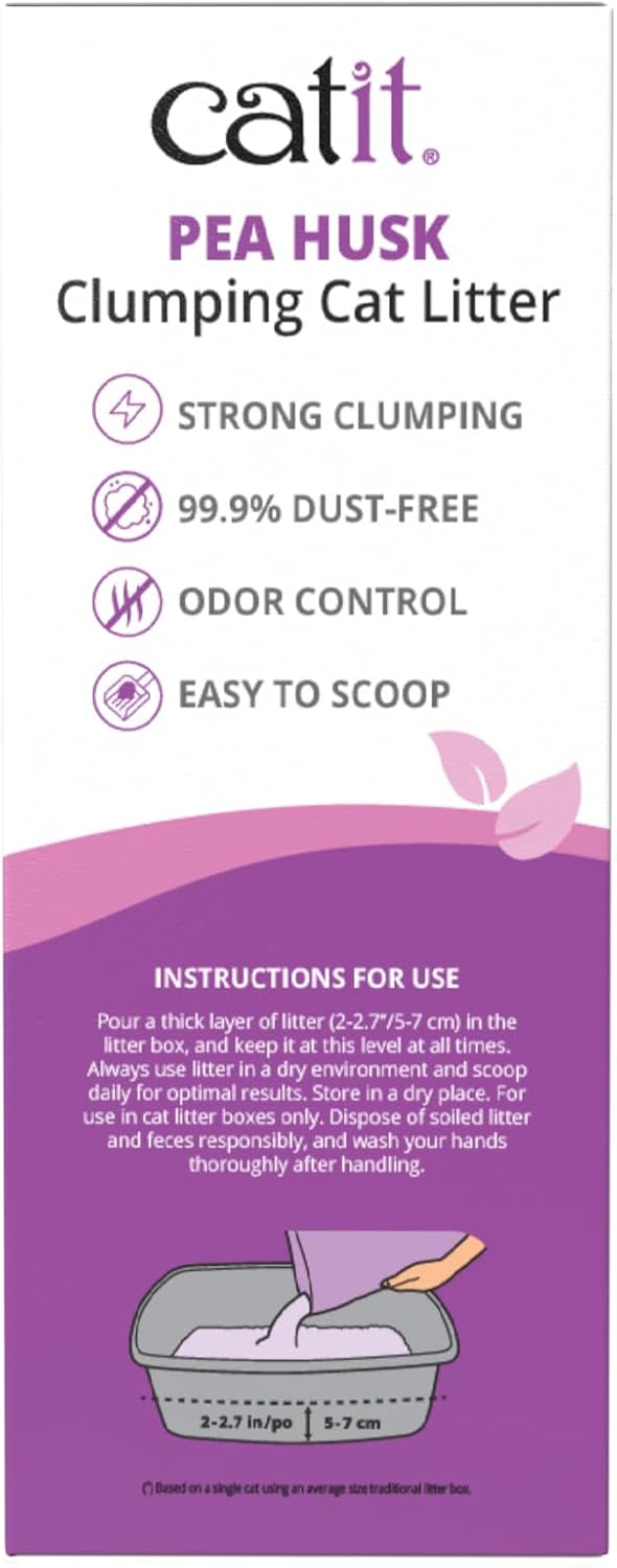 Catit Go Natural Katzenstreu 2,8kg klumpend Lavendel verschiedene Sorten
