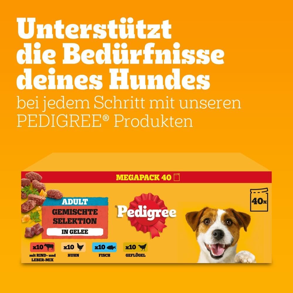 Pedigree DogCare Adult Portionsbeutel Chunks in Sosse verschiedene Sorten