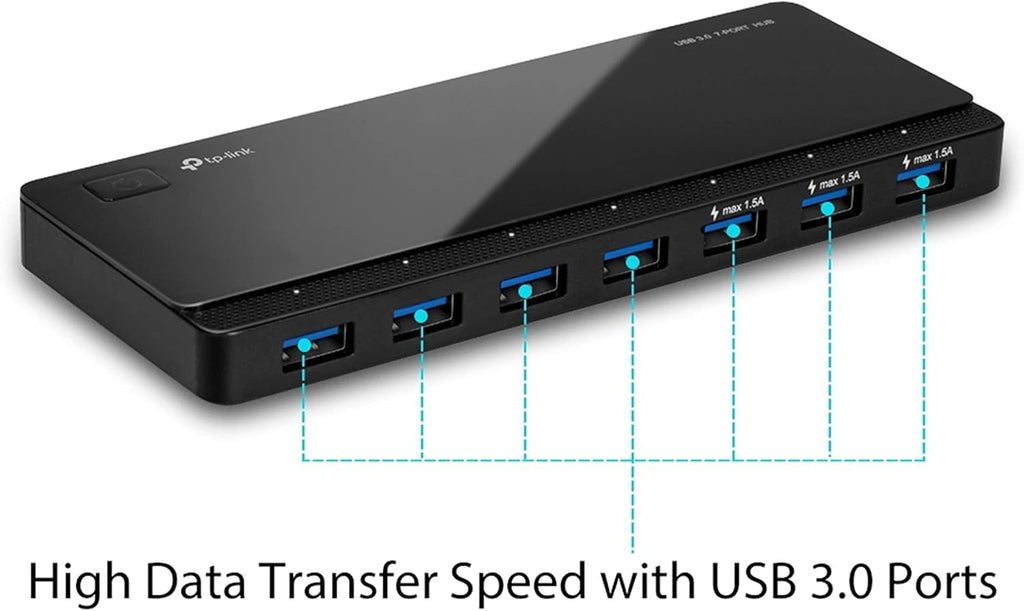 TP-Link UH700 7‑Port USB 3.0 Hub mit Netzteil USB-Verteiler