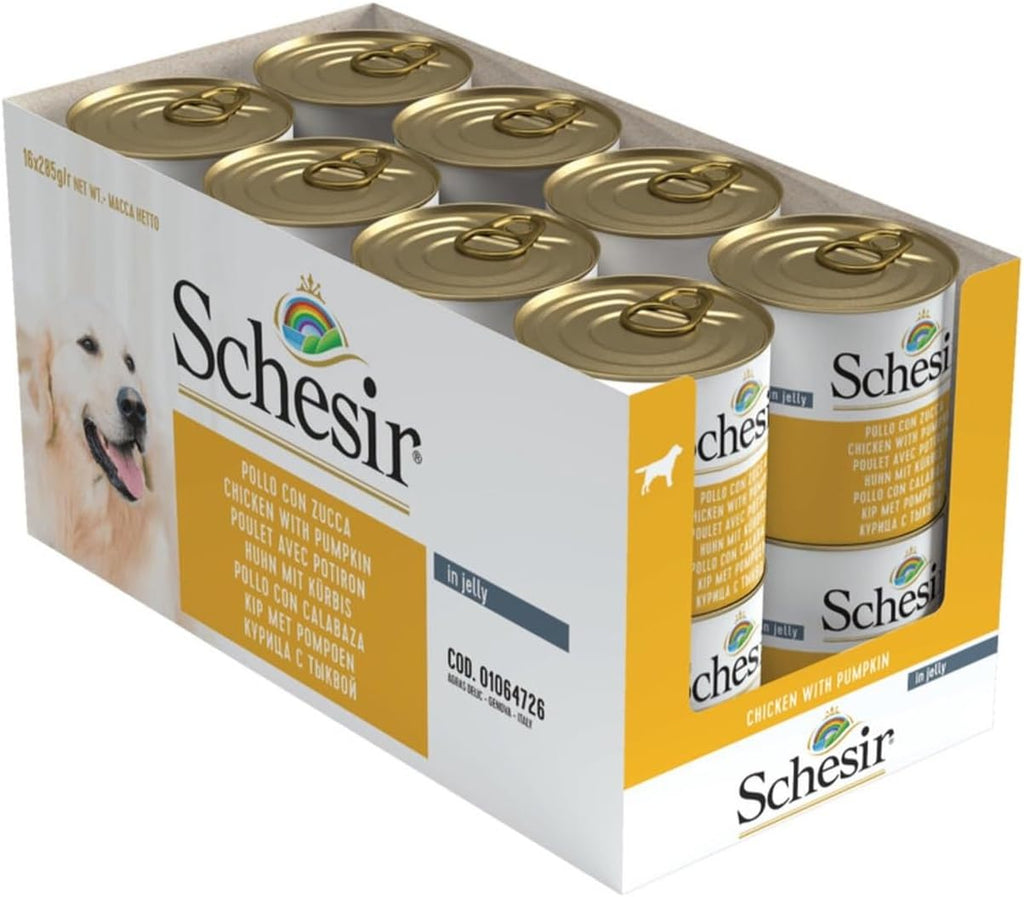 Schesir Dog Huhn mit Kartoffel Nassfutter 16 x, verschiedene Sorten