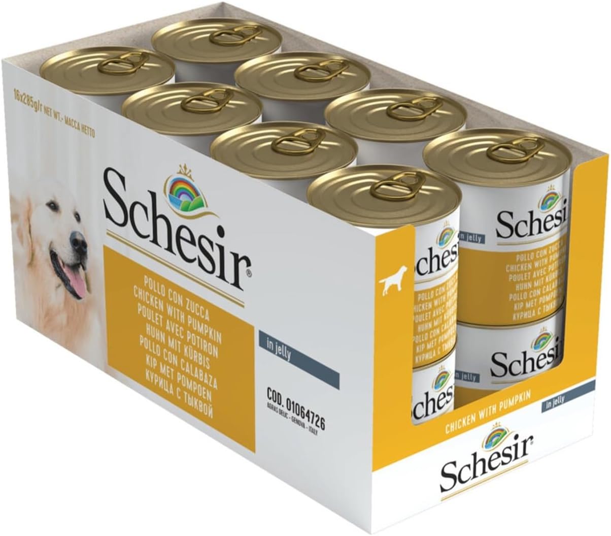 Schesir Dog Huhn mit Kartoffel Nassfutter 16 x, verschiedene Sorten
