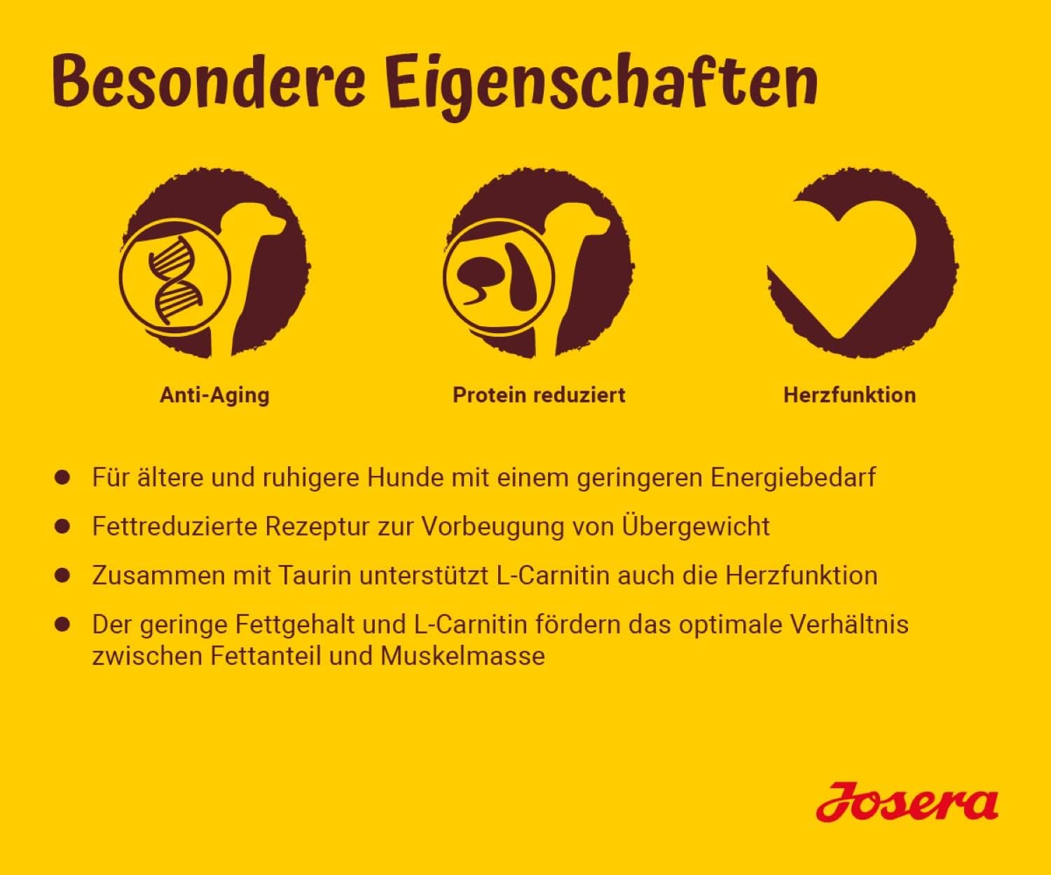 JOSERA Senior Balance Huhn & Reis Trockenfutter - phosphorarm, fettarm |