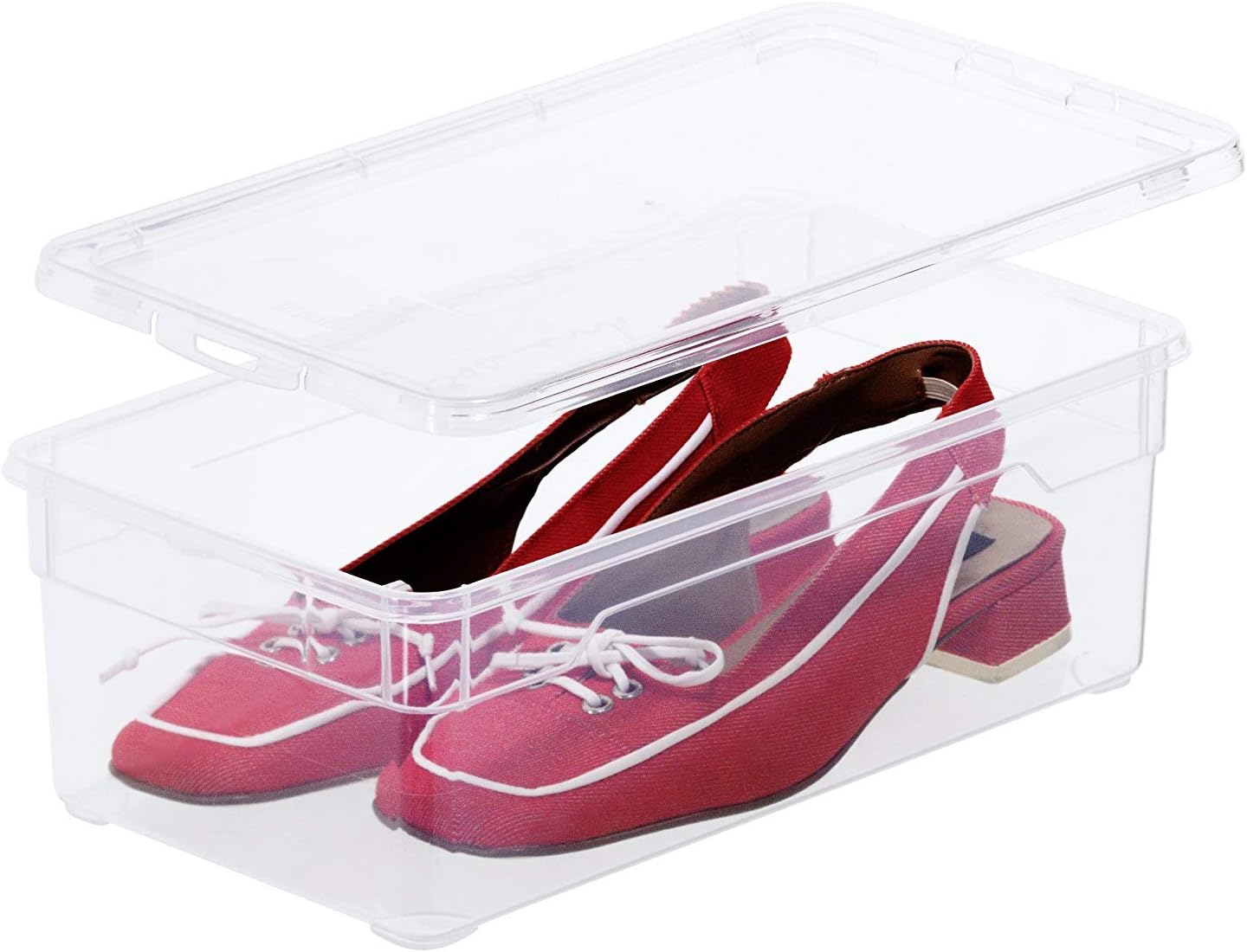 Rotho Clear Aufbewahrungsbox 3er Set transparent mit Deckel BPA‑frei