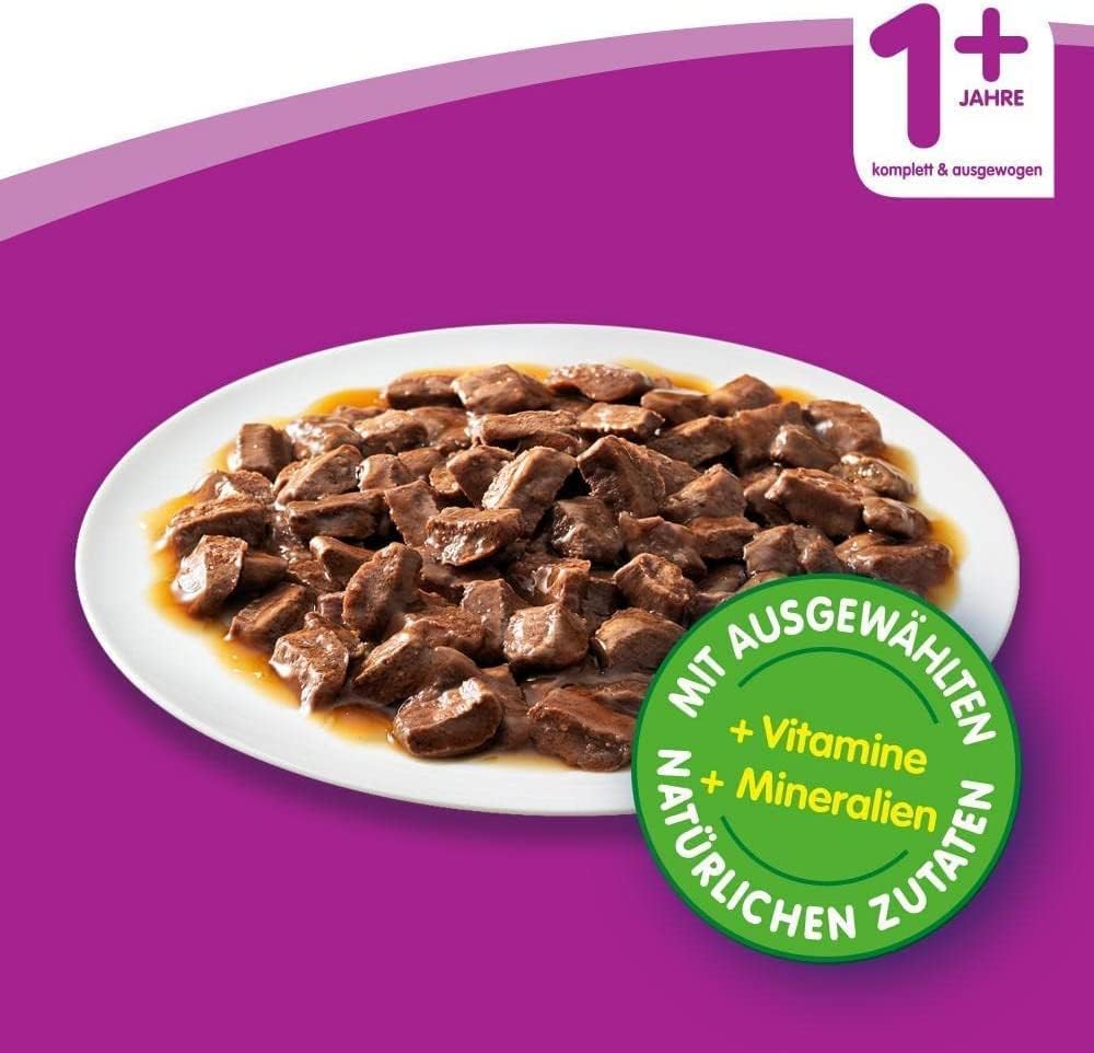 Whiskas Senior 11+ Nassfutter Gefluegel 12x85g (48 Beutel) verschiedene Sorten 10
