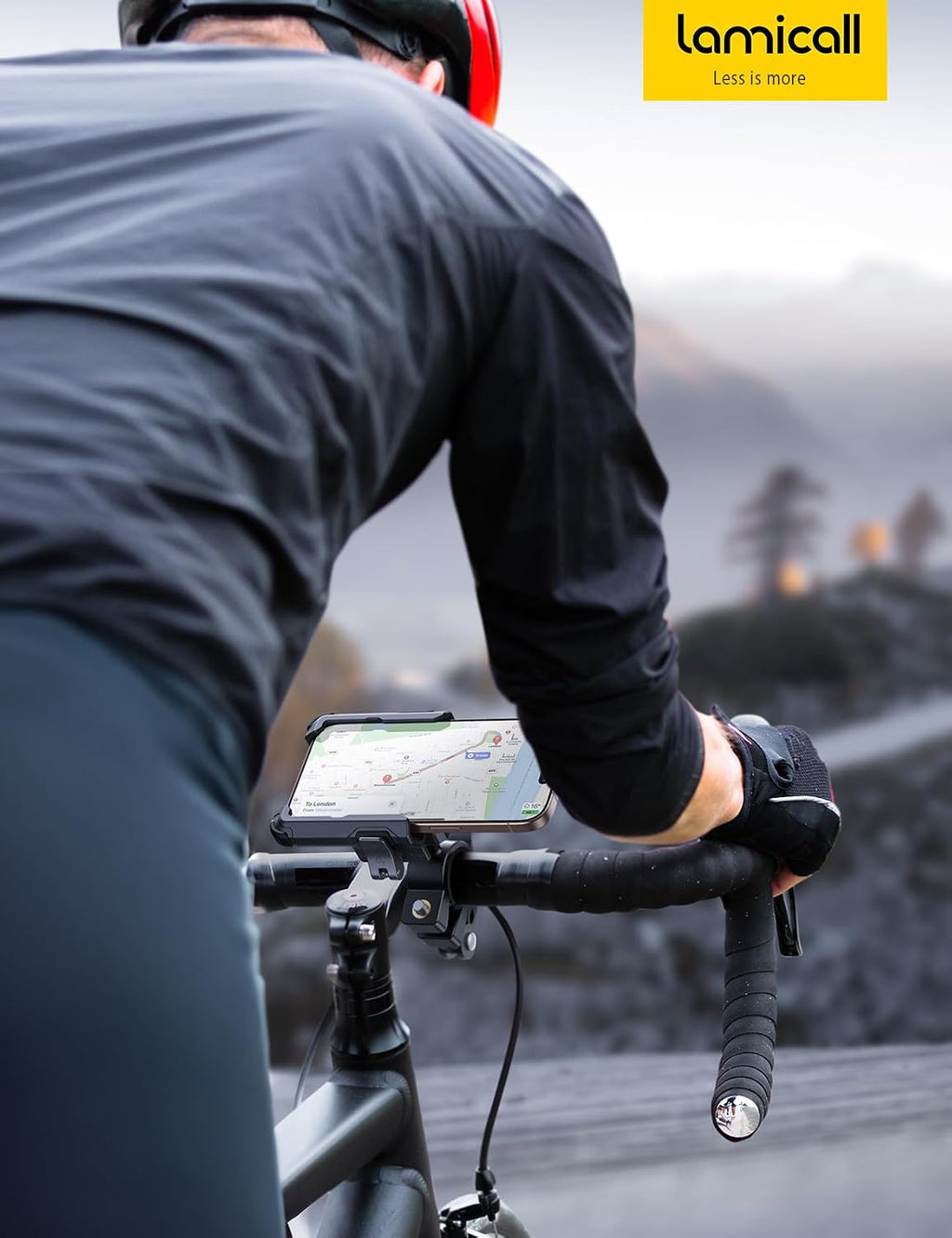 Fahrrad Lenkerhalterung 360° drehbar fuer Smartphone Universal