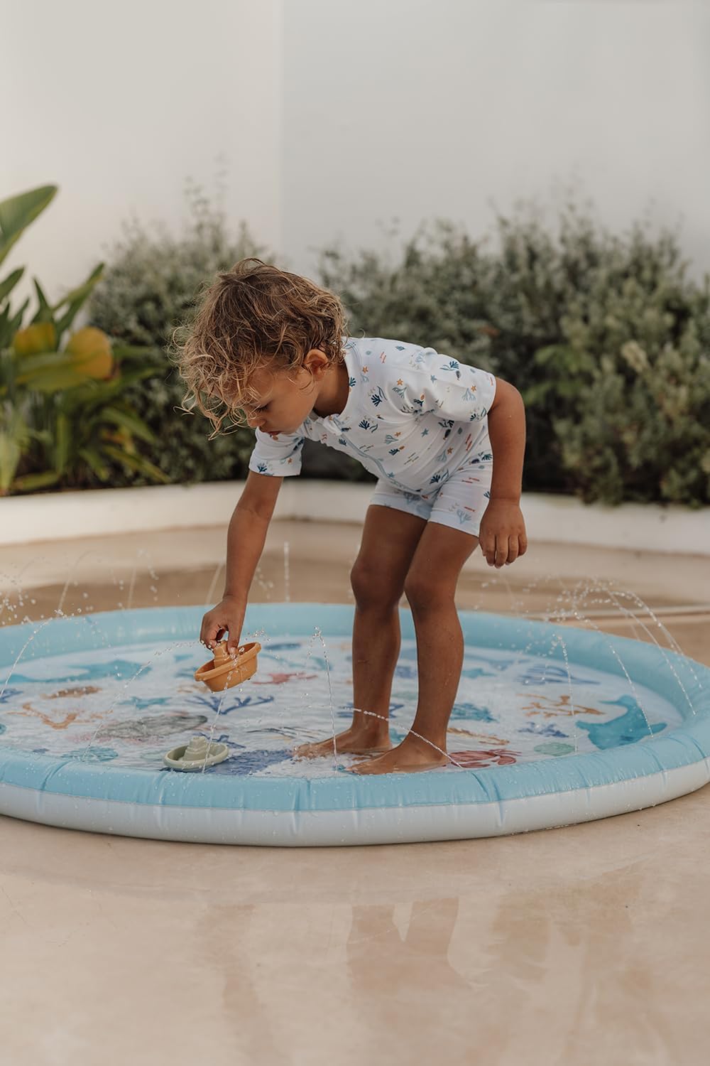 Little Dutch Wasserspielmatte Sprinkler Ocean Dreams Blau fuer Kinder
