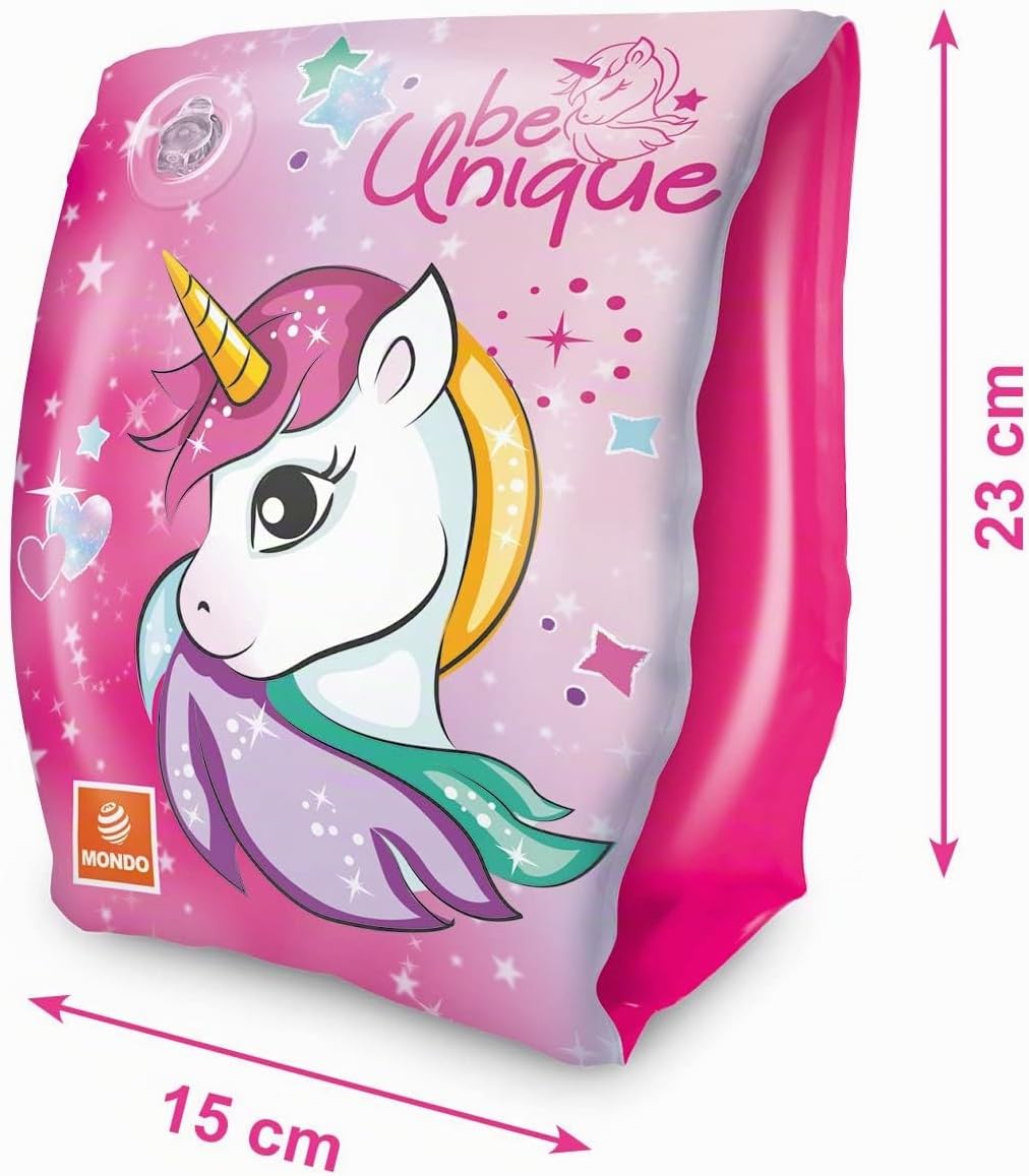 Mondo Toys Schwimmfluegel Unicorn PVC fuer Kinder 2-6 Jahre 6-20 kg 16937