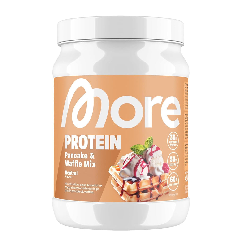 MORE Protein Pancake & Waffel Mix 450 g Neutral ohne Zuckerzusatz