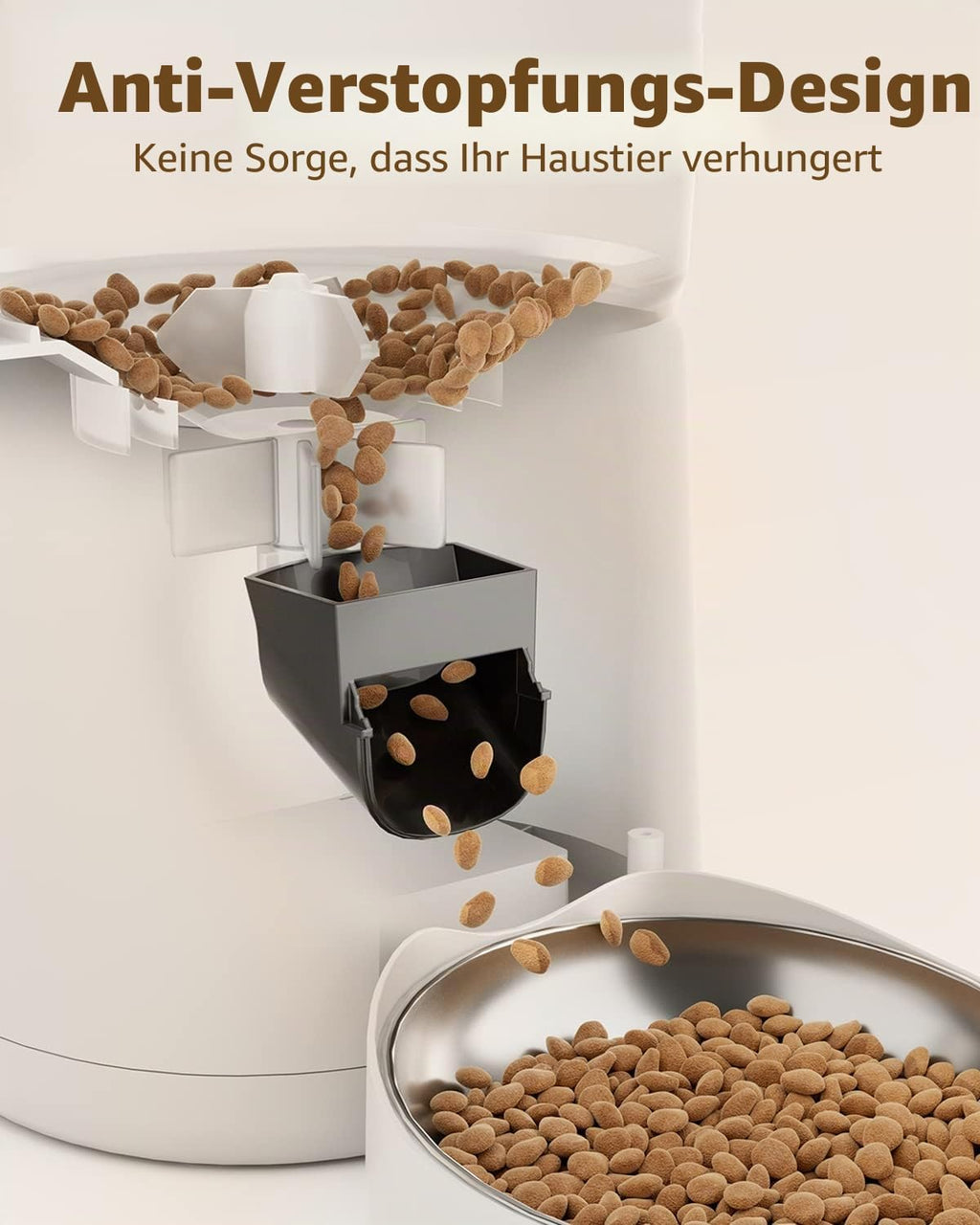 PUPPY KITTY Futterautomat mit WiFi App Steuerung und Sprachaufzeichnung