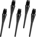 Flintronic Kunststoff-Dartspitzen 2BA Ersatzspitzen schwarz