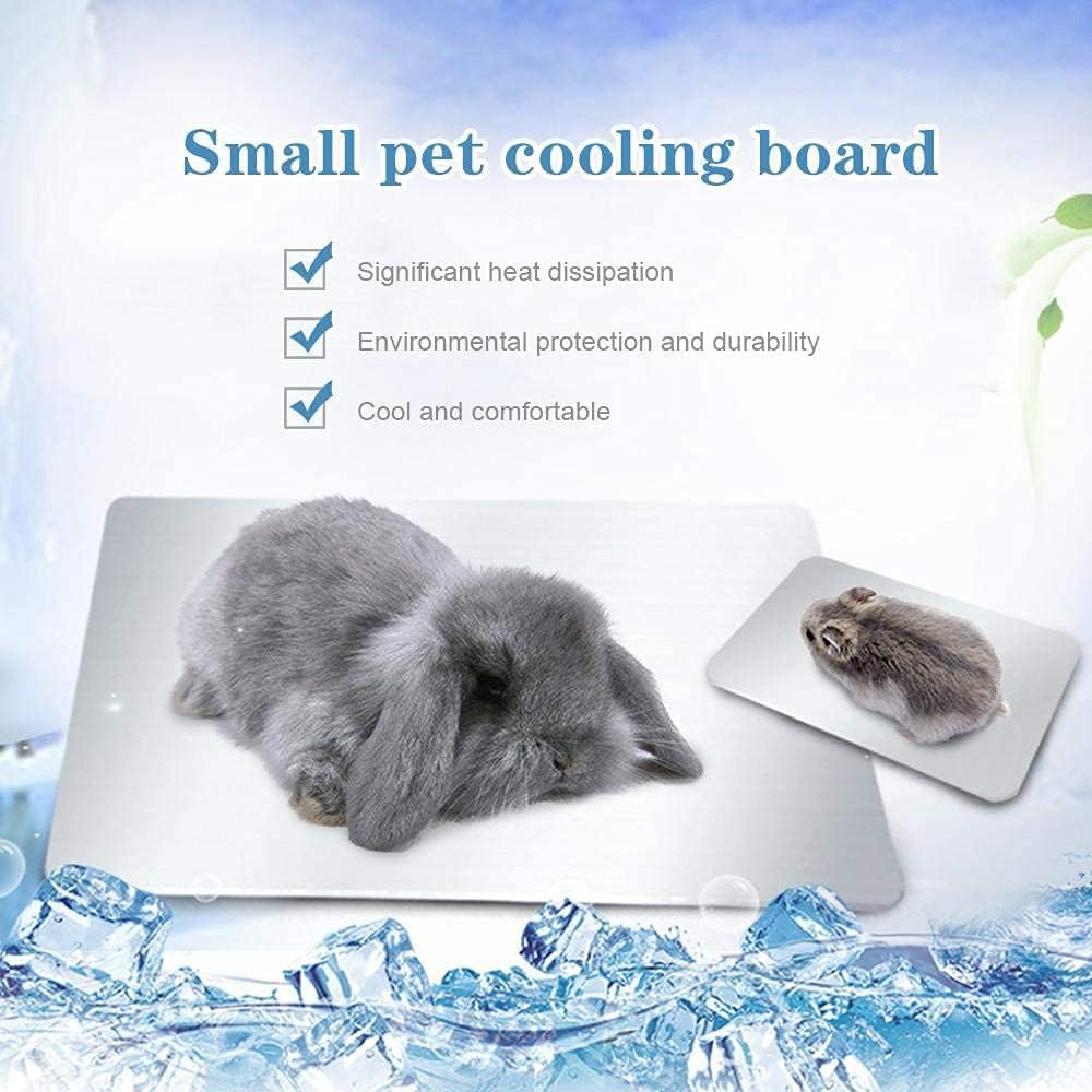 Kuehlplatte Hund Katze 50×30 cm Aluminium Kuehlpad 12cm-30cm physikalisch