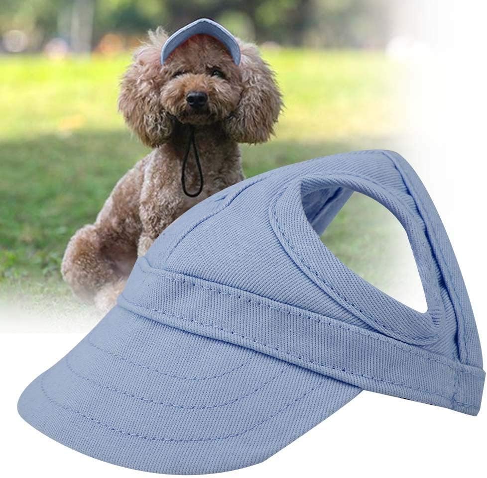 Haustier Baseball Cap verstellbar S-L Blau - Sonnenschutz Reise Sport