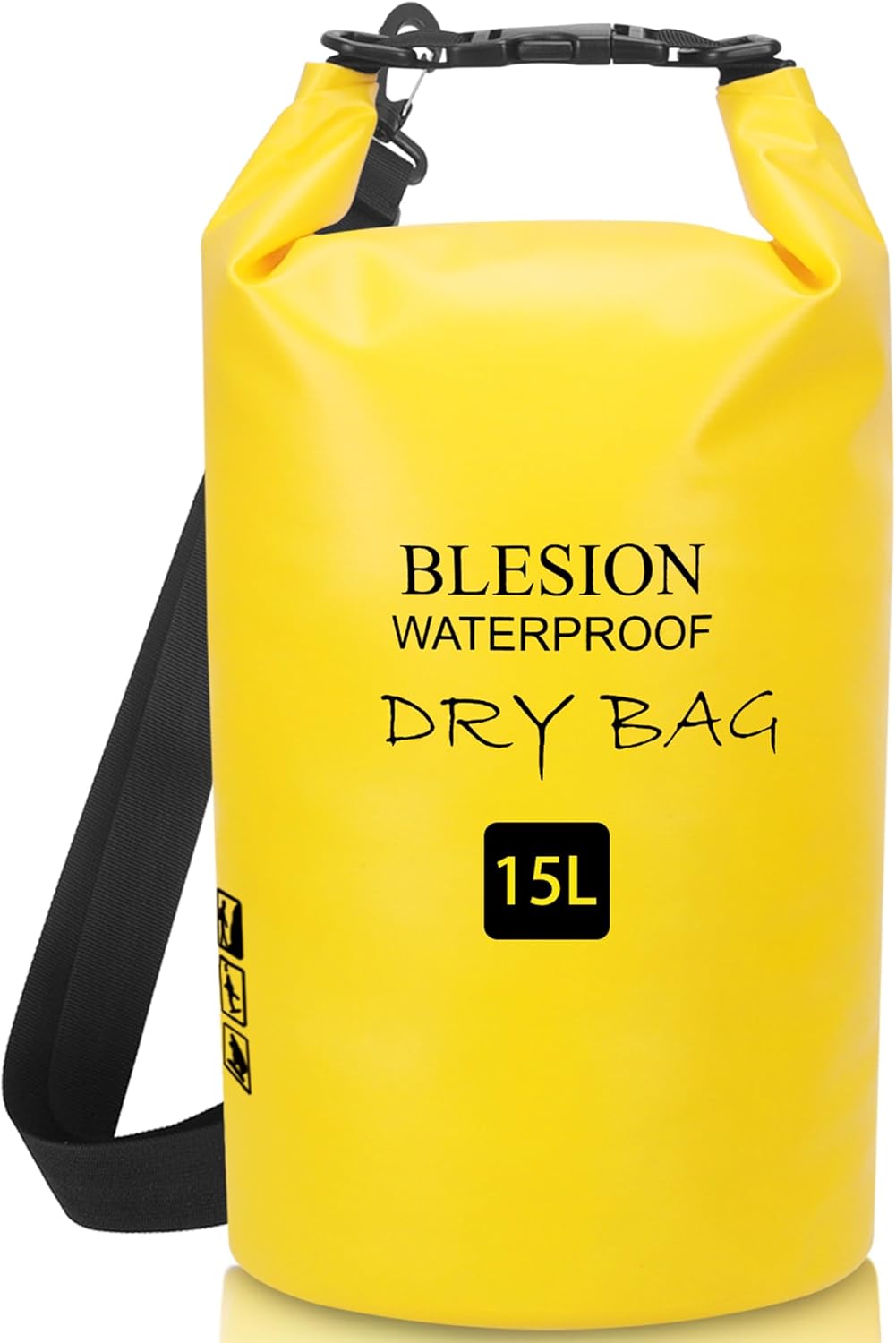 BLESION Dry Bag wasserdichte Tasche mit Schultergurt fuer Kajak Angeln Wan