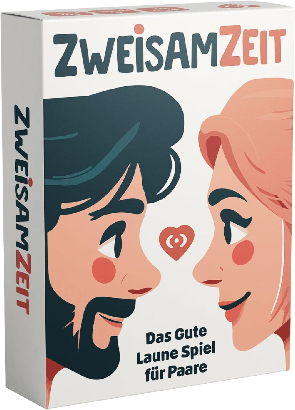 Zweisamzeit Kartenspiel fuer Paare mit Aufgaben und Fragen Valentinstag