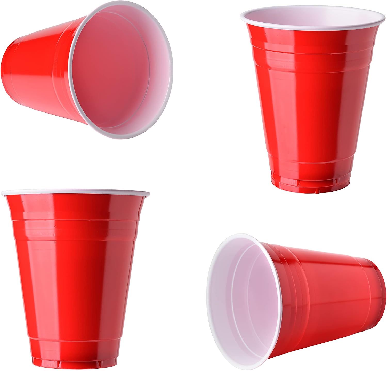 GOODS+GADGETS Mehrwegbecher 100 Stueck Wiederverwendbar 16 oz