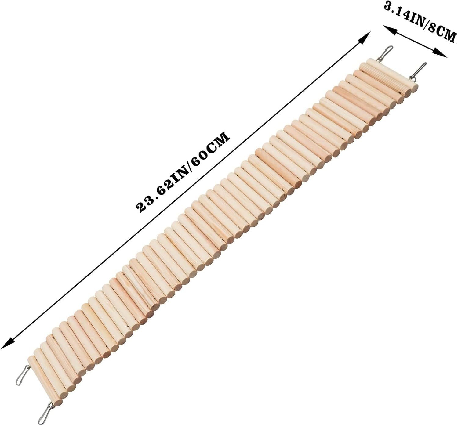 Hamster Kletterleiter Holz Brücke für Käfig Papagei Chinchilla Zubehör