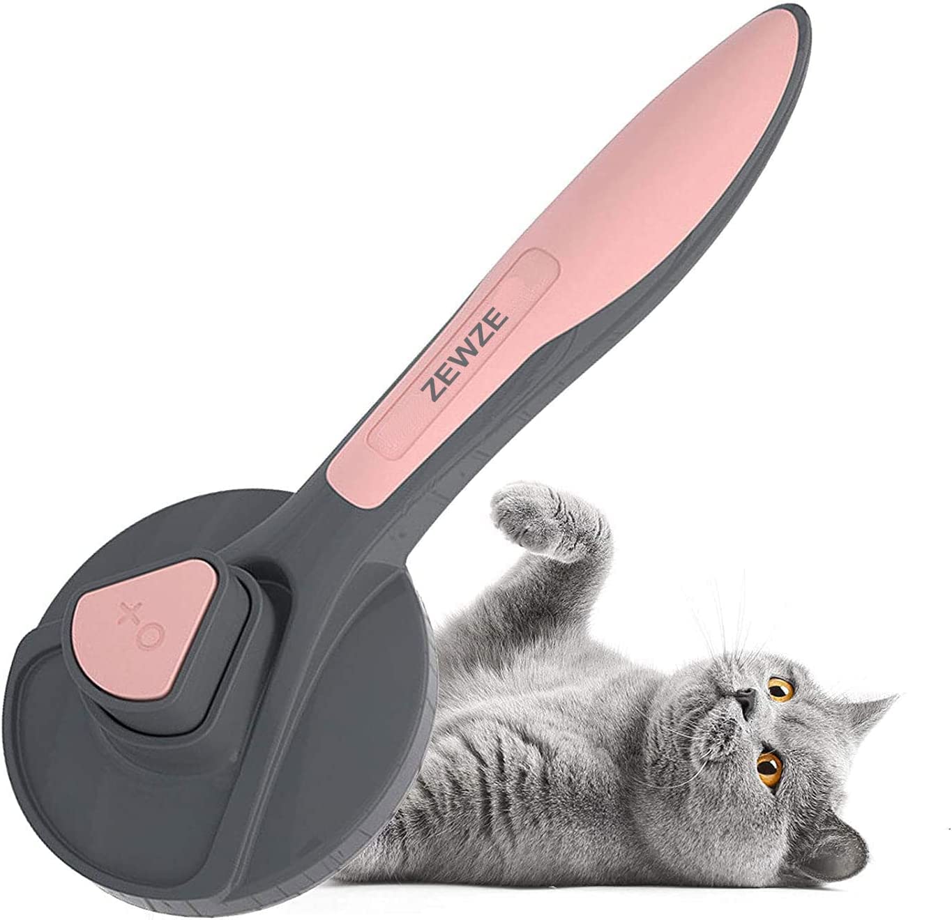 Hundebürste Katzenbürste Fellbürste gegen lose Haare Rosa