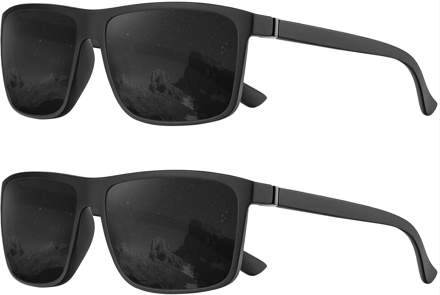 Perfectmiaoxuan Polarisierte Sonnenbrille Herren Damen Vintage Pilot UV400