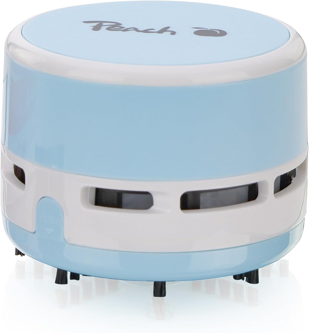Peach PA105 Mini Staubsauger schwarz batteriebetrieben 2x AA hohe Saugkraft