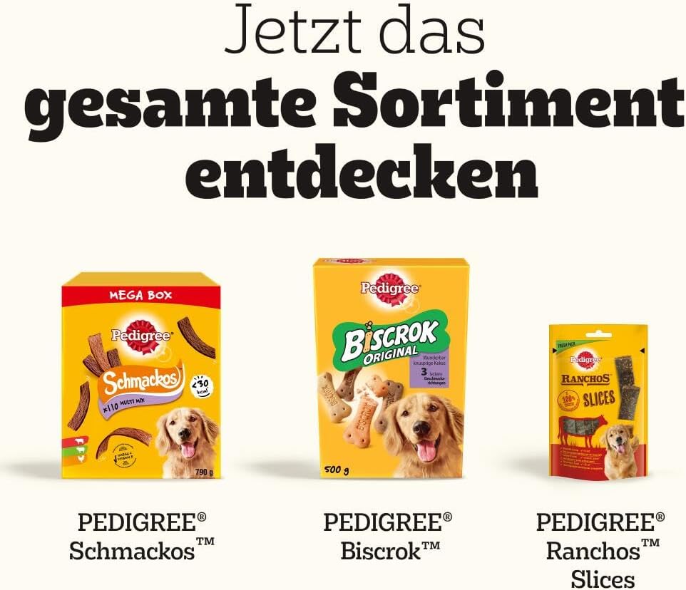 Pedigree Multipack verschiedene Sorten - 24 Rodeo Duos Huhn & Bacon, 4 Jum