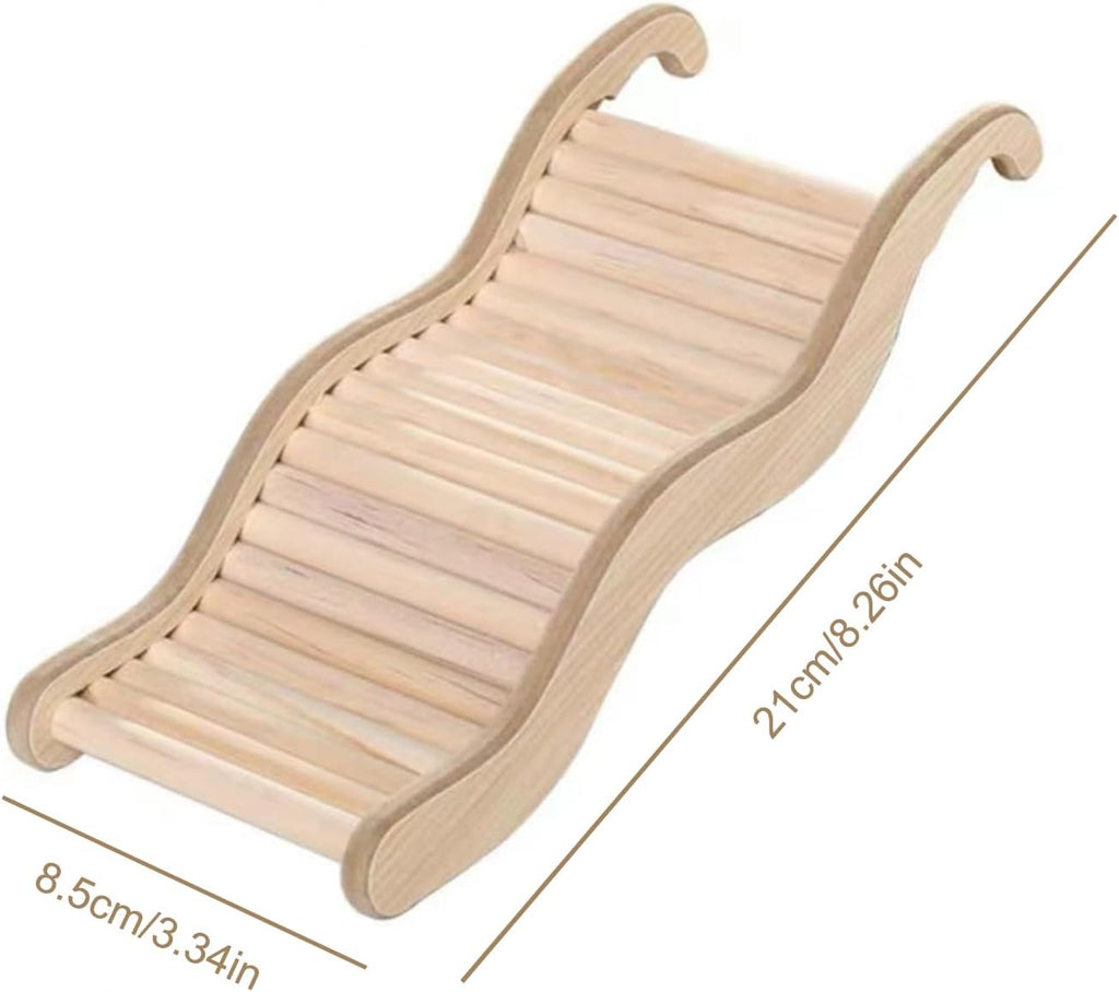 Hamster Klettertreppe Holz 21x8,5 cm Spielzeug Käfigzubehör