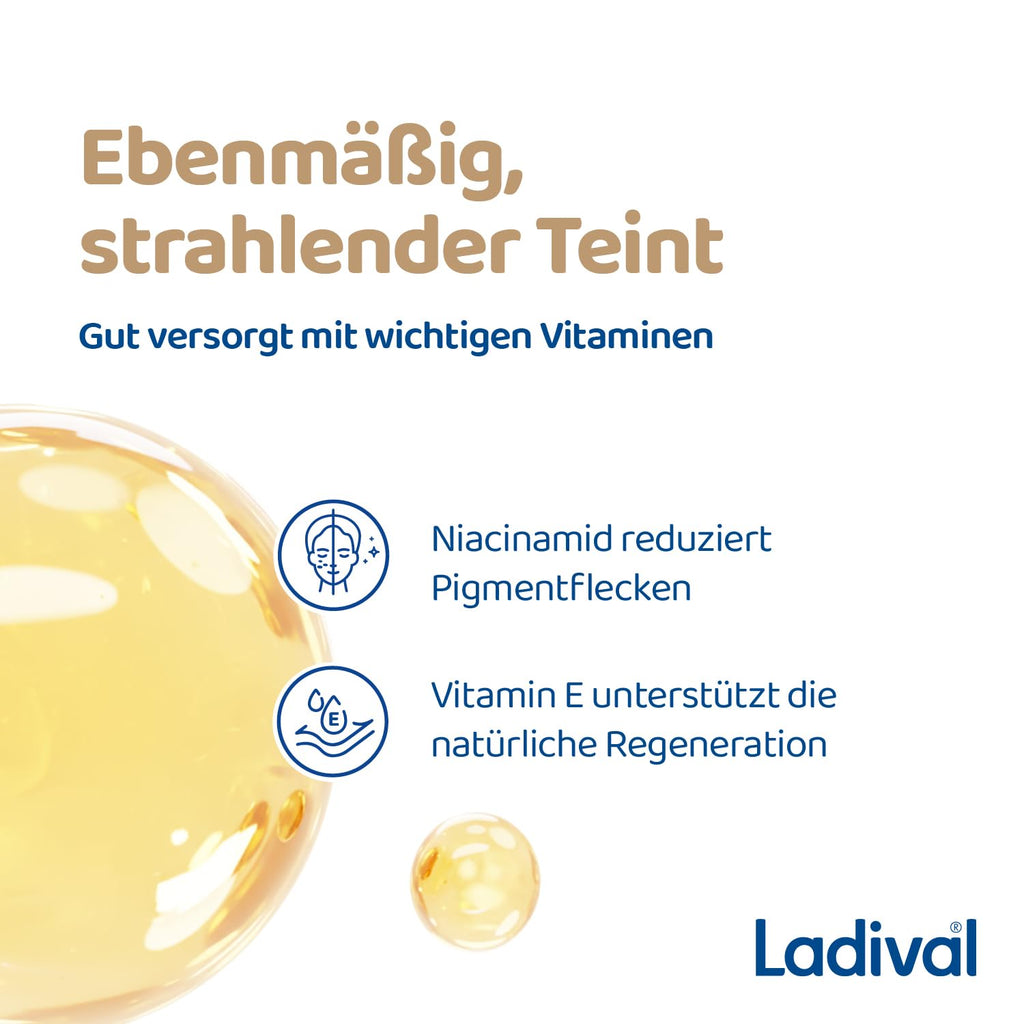 LADIVAL Anti-Pigmentflecken Sonnencreme Gesicht LSF 50 ml mit Niacinamid