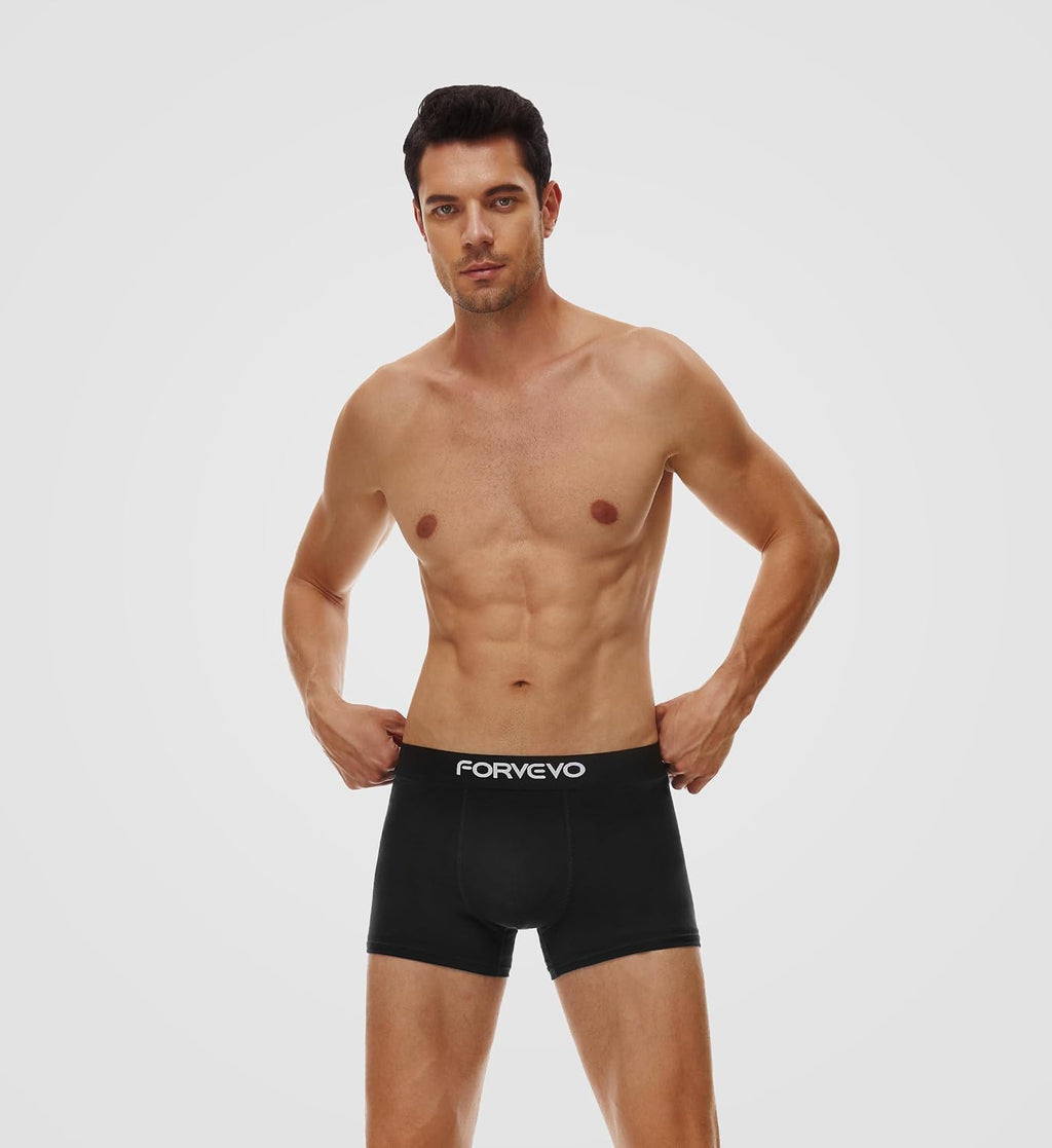 FORVEVO Boxershorts Herren 12er Pack Baumwolle atmungsaktiv S-4XL