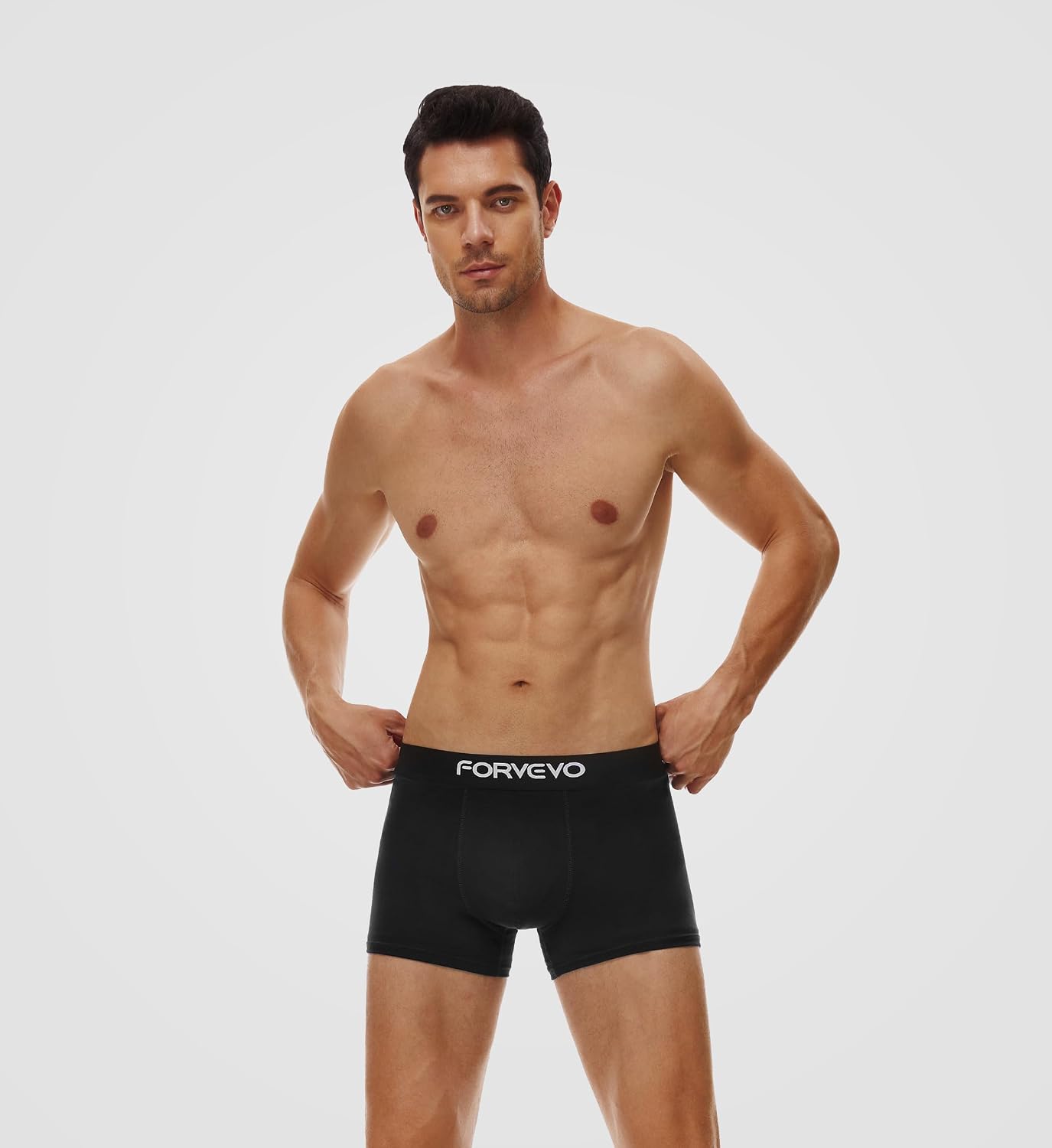 FORVEVO Boxershorts Herren 12er Pack Baumwolle atmungsaktiv S-4XL