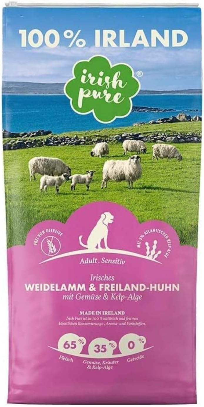 Irish Pure Trockenfutter Adult Weiderind & Freiland-Huhn
