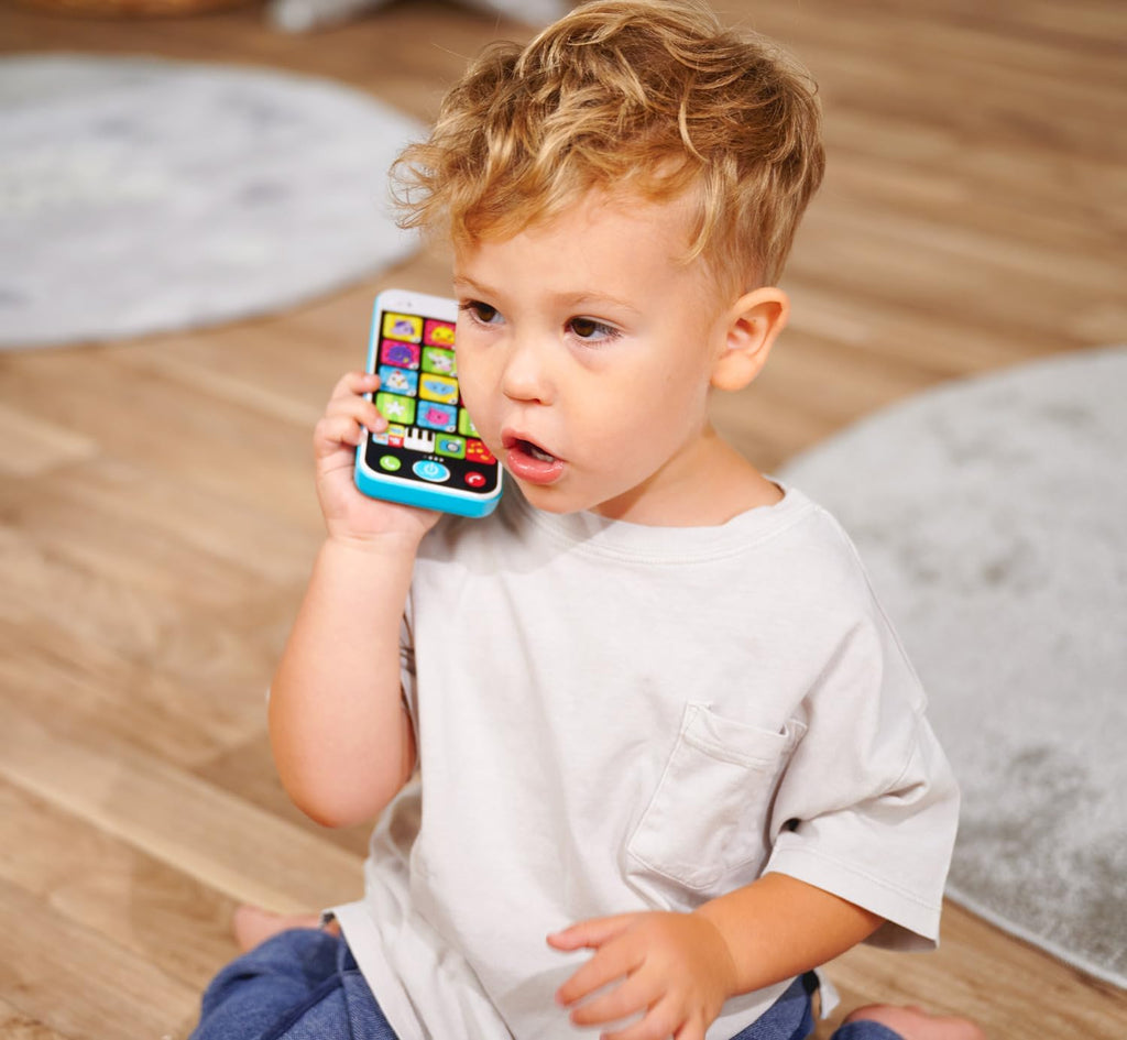 Simba ABC Smartphone Spielzeughandy Licht & Sound Kinder ab 12 Monate Bunt