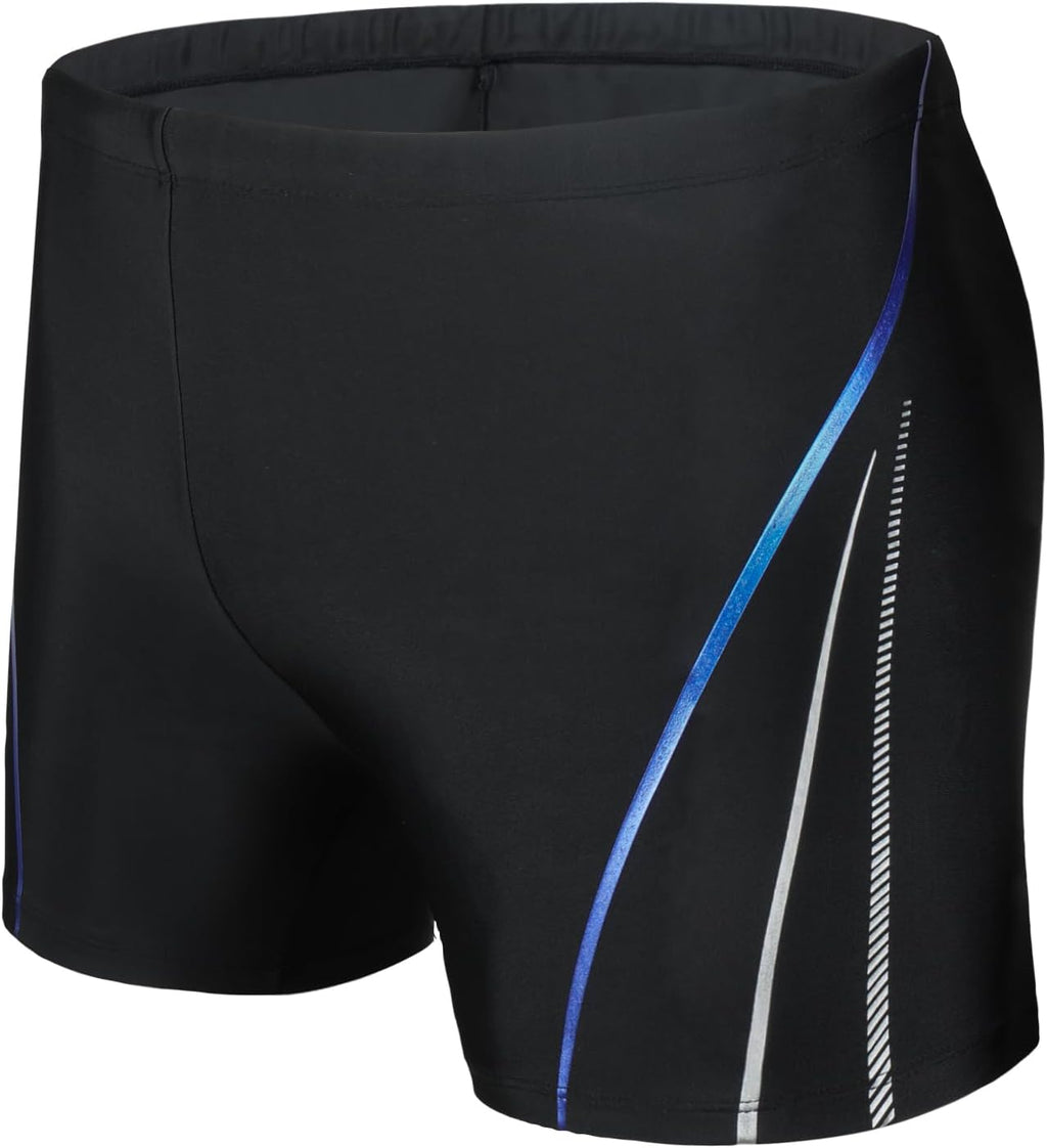 AMZSPORT Herren Badeshorts kurz Eng anliegend Schwimmhose S-XXL