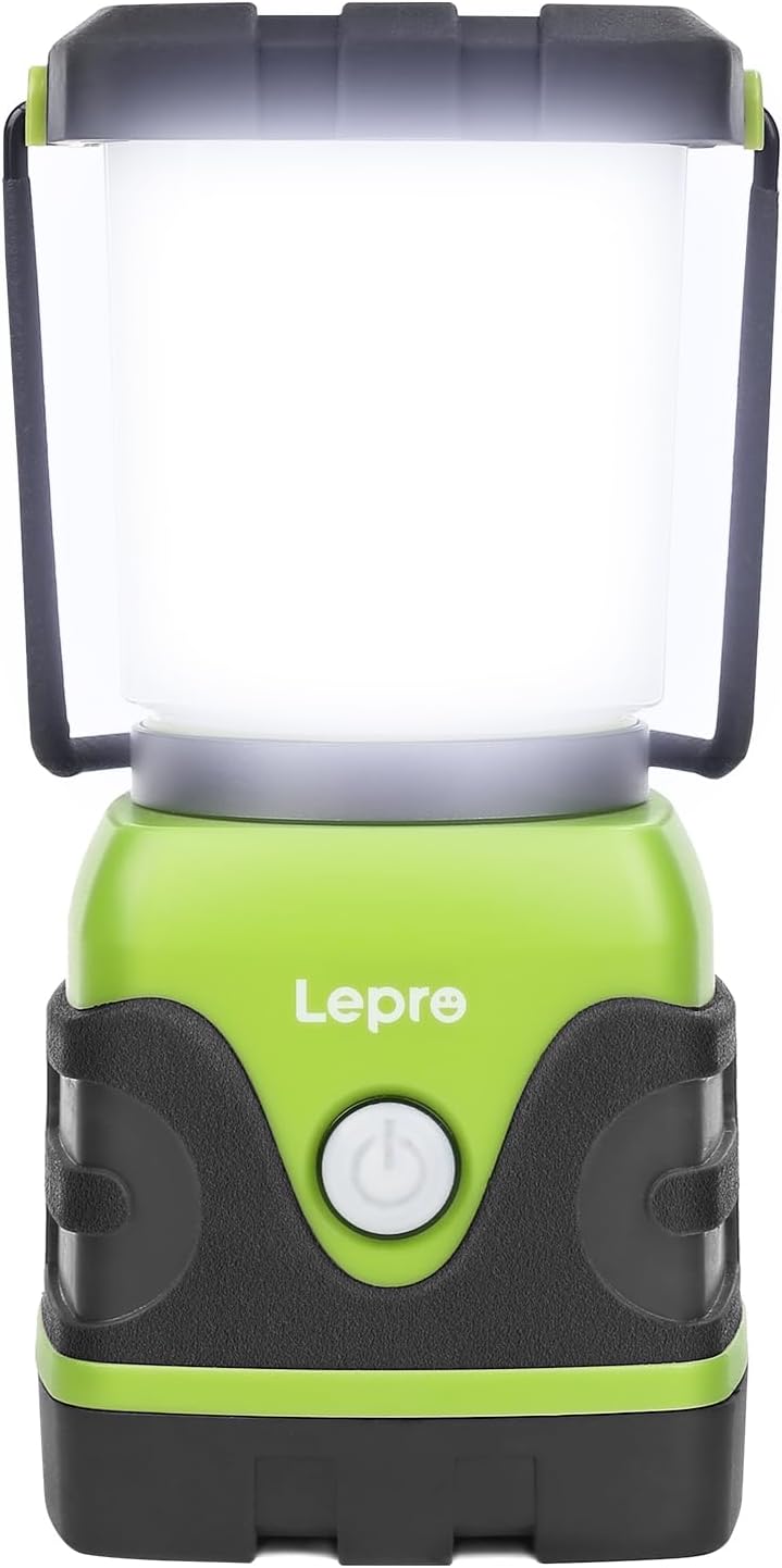 LE LED Campinglampe 1000 Lumen dimmbar 3 Stufen batteriebetrieben