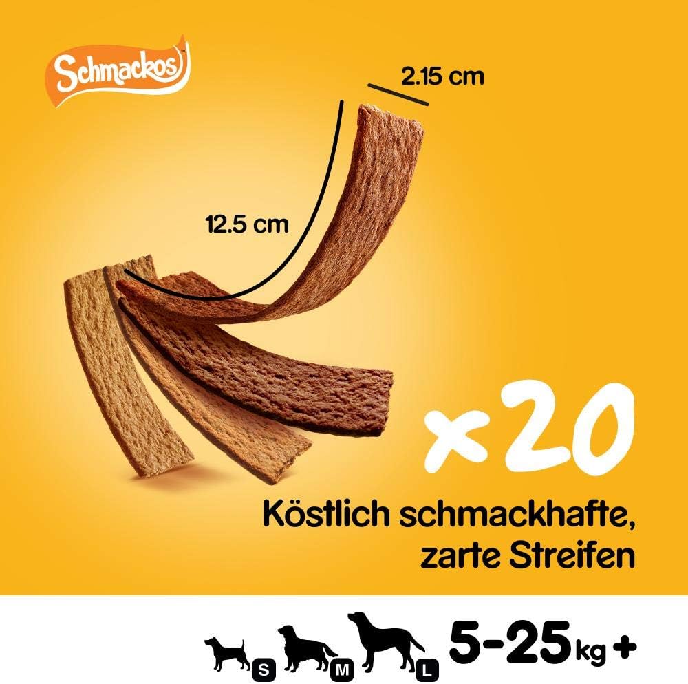 Pedigree Schmackos Multi Mix Hundesnacks Rind Lamm Geflügel, verschiedene Sorten